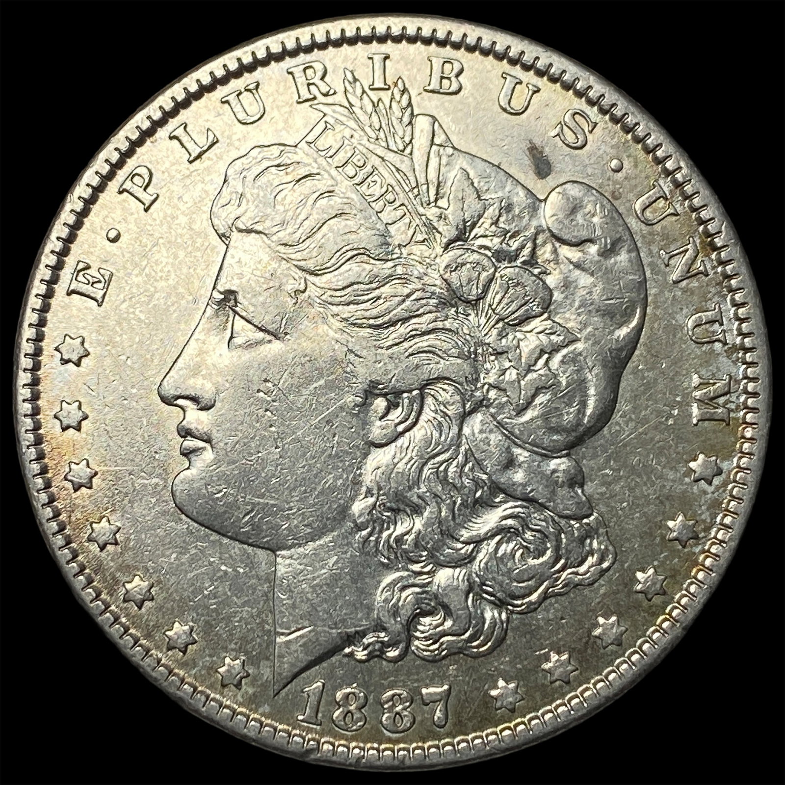 1887 Morgan Silver Dollar CLOSELY UNCIRCULATED: 1887 Morgan Silver Dollar CLOSELY UNCIRCULATED