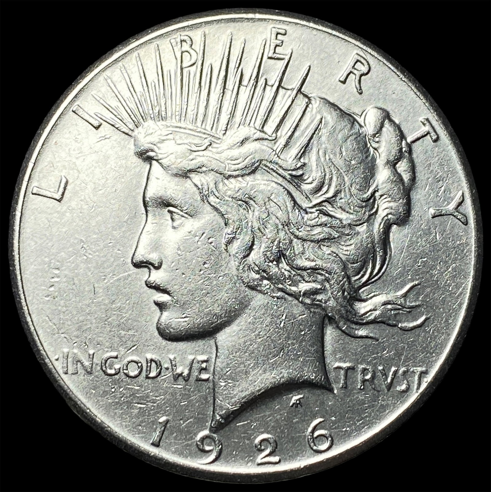 1926 Peace Silver Dollar CHOICE AU: 1926 Peace Silver Dollar CHOICE AU