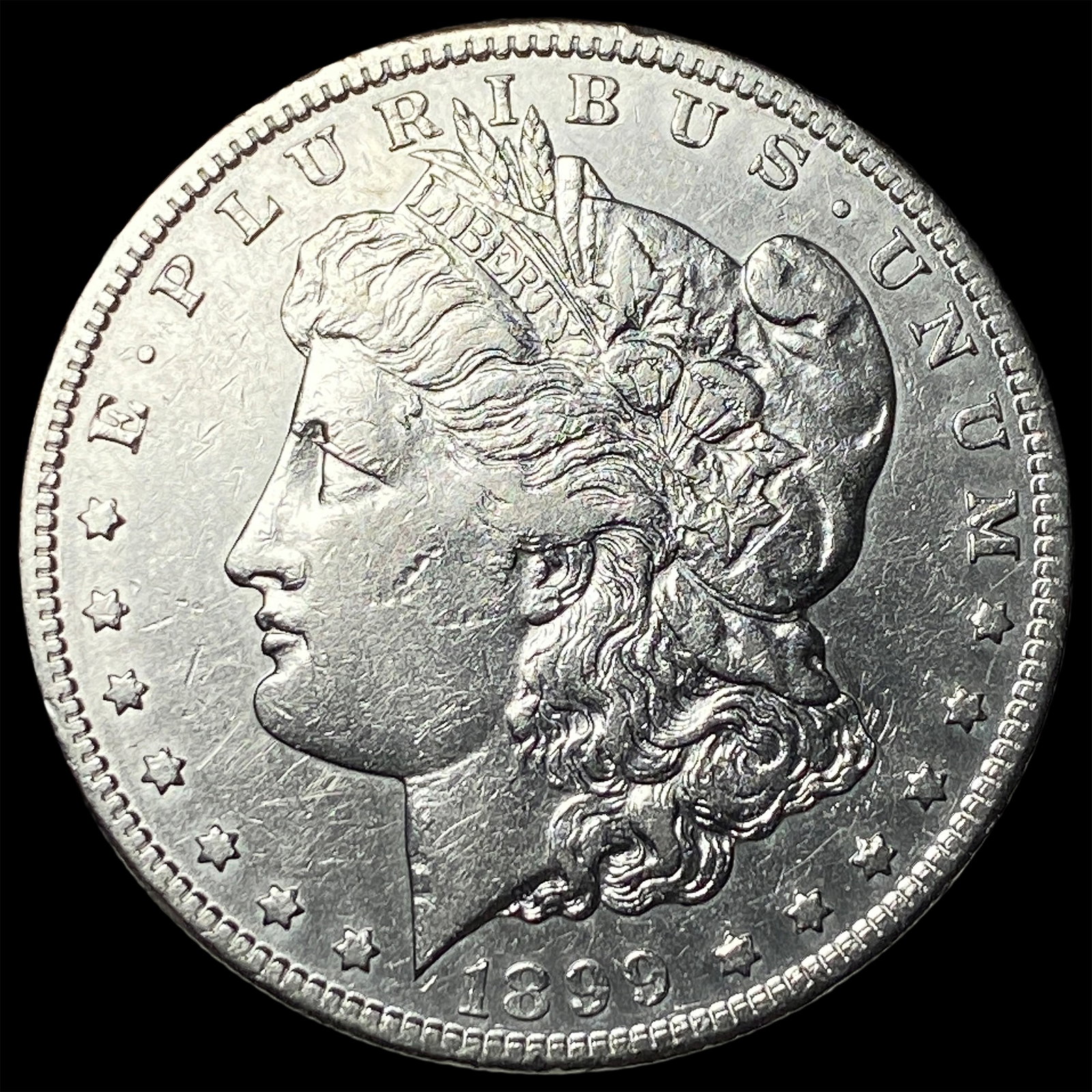 1899-S Morgan Silver Dollar CLOSELY UNCIRCULATED: 1899-S Morgan Silver Dollar CLOSELY UNCIRCULATED