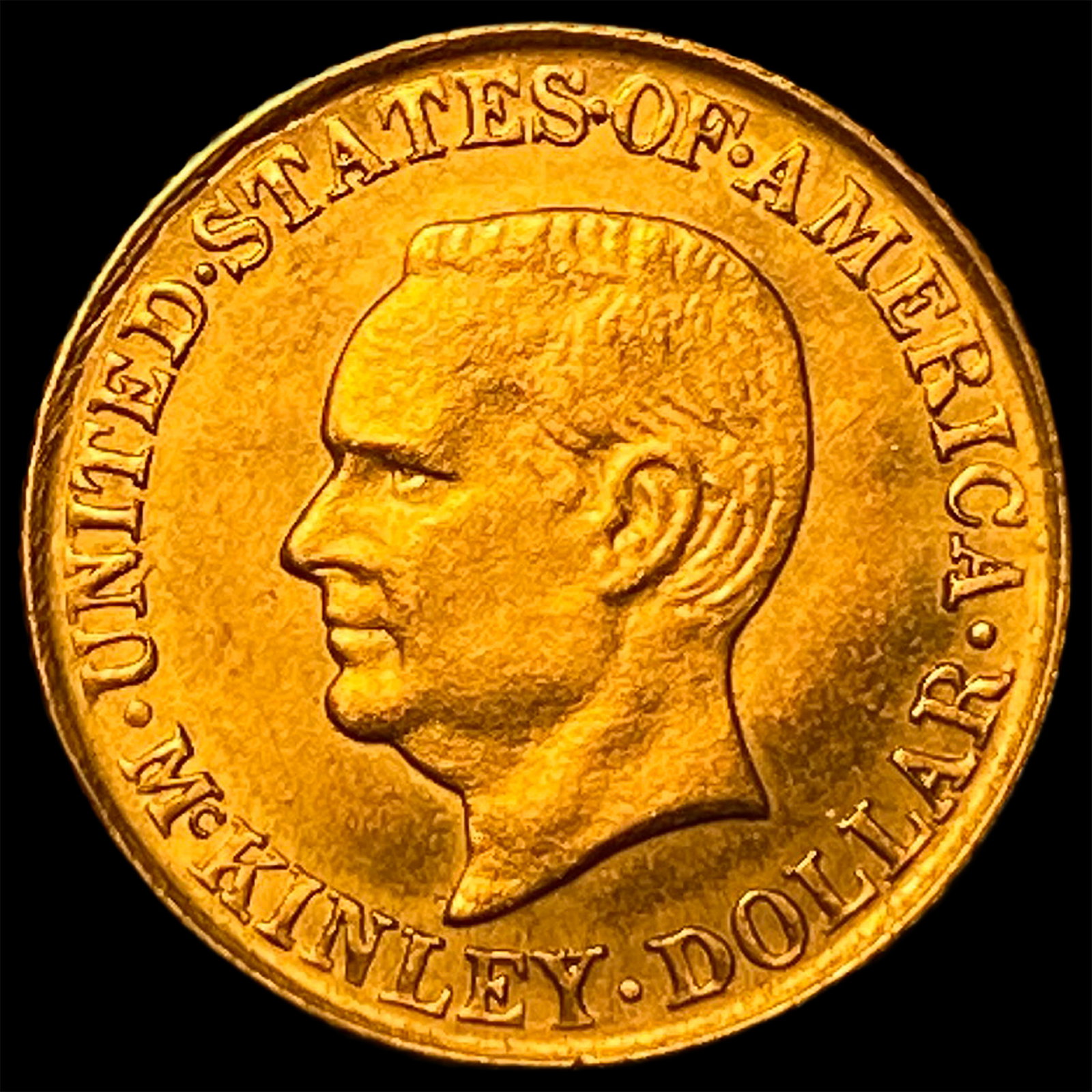 1916 Gold McKinley Dollar Commemorative GEM BU (1 of 2)
