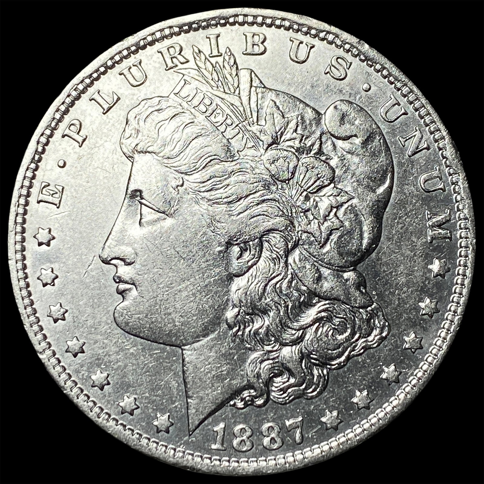 1887-O Silver Morgan Dollar CHOICE AU: 1887-O Silver Morgan Dollar CHOICE AU