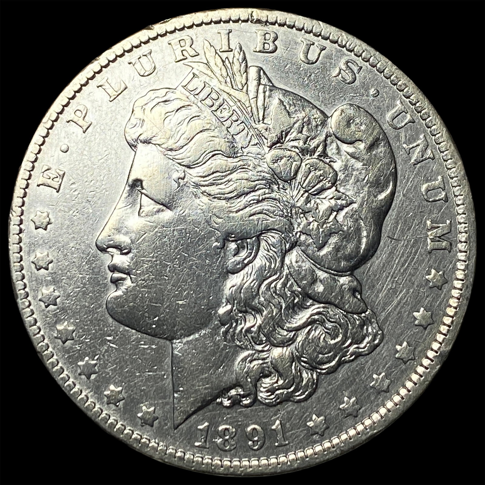 1891-O Silver Morgan Dollar CLOSELY UNCIRCULATED: 1891-O Silver Morgan Dollar CLOSELY UNCIRCULATED