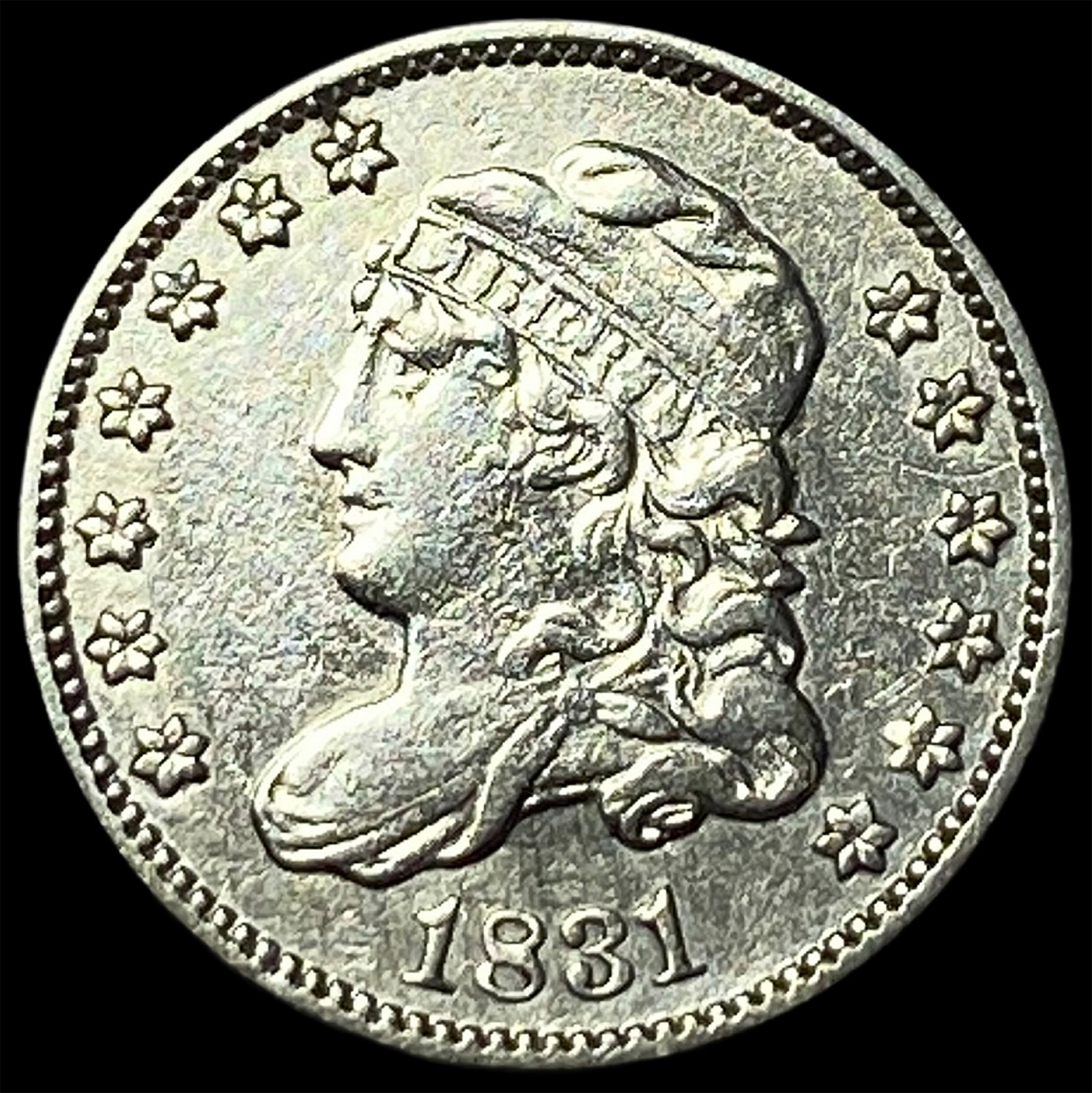 1831 Silver Capped Bust Half Dime UNCIRCULATED: 1831 Silver Capped Bust Half Dime UNCIRCULATED