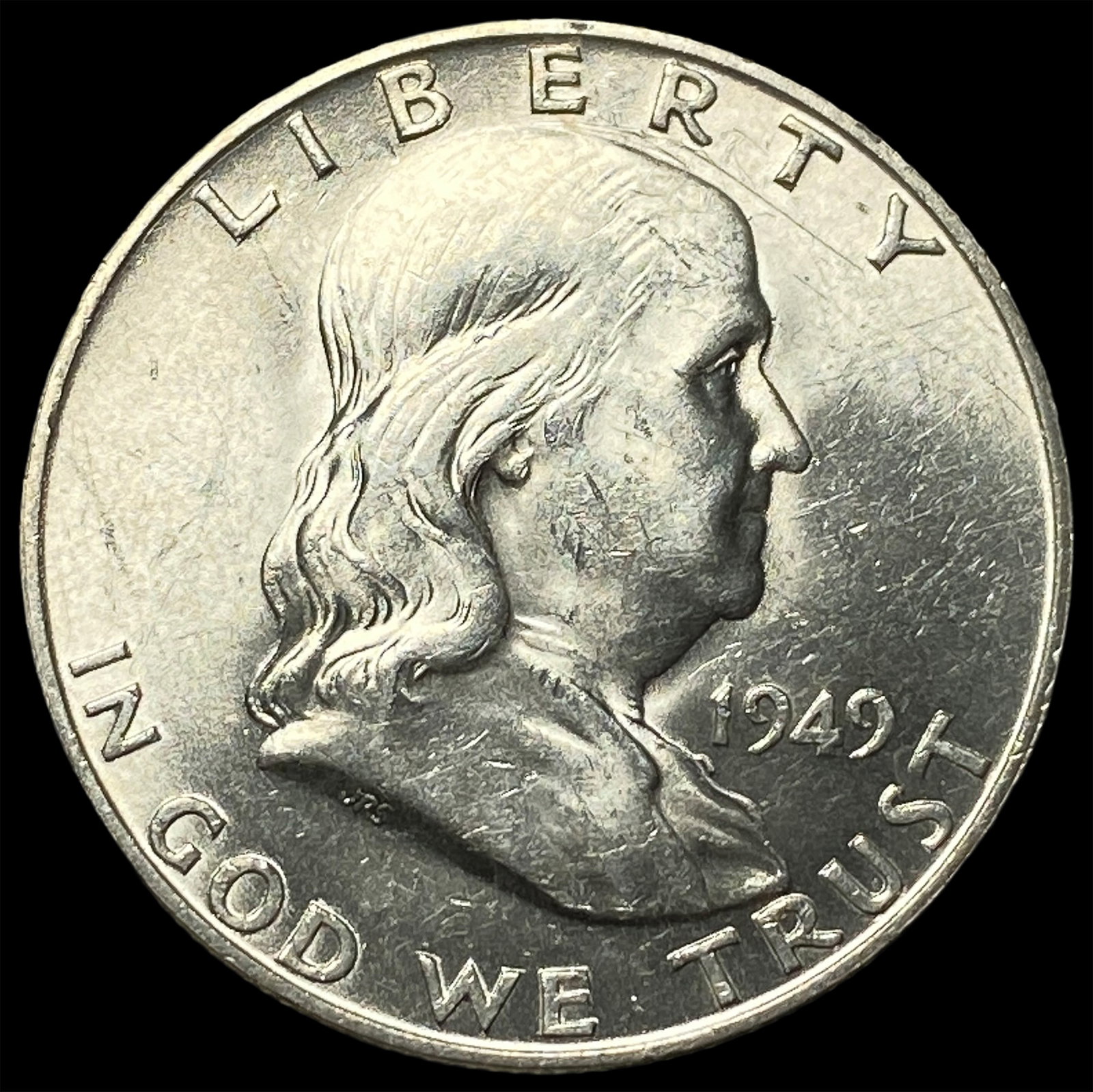 1949-D FBC Silver Half Dollar Franklin GEM BU: 1949-D FBC Silver Half Dollar Franklin GEM BU