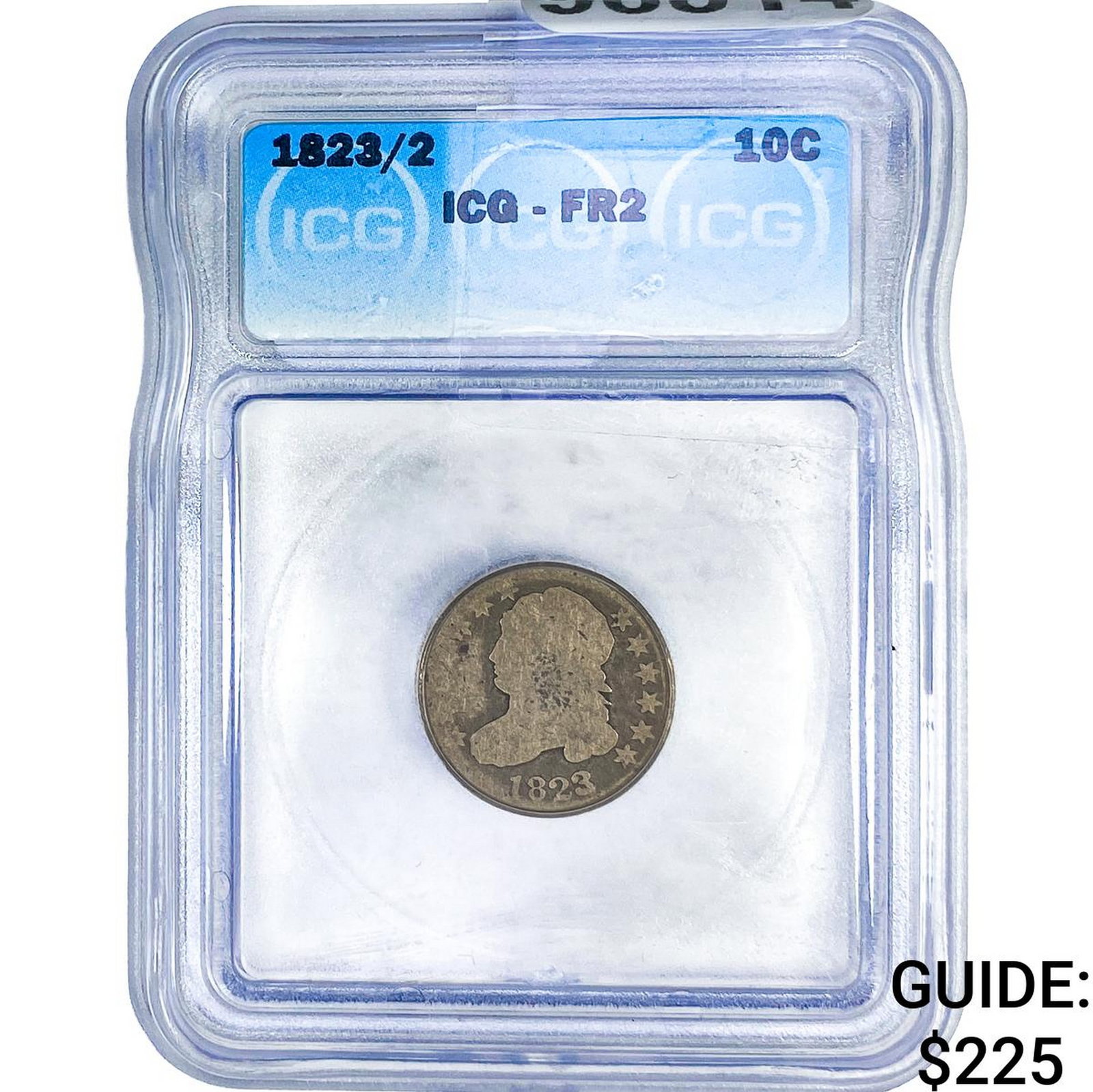 1832/2 Capped Bust Dime ICG FR2: 1832/2 Capped Bust Dime ICG FR2