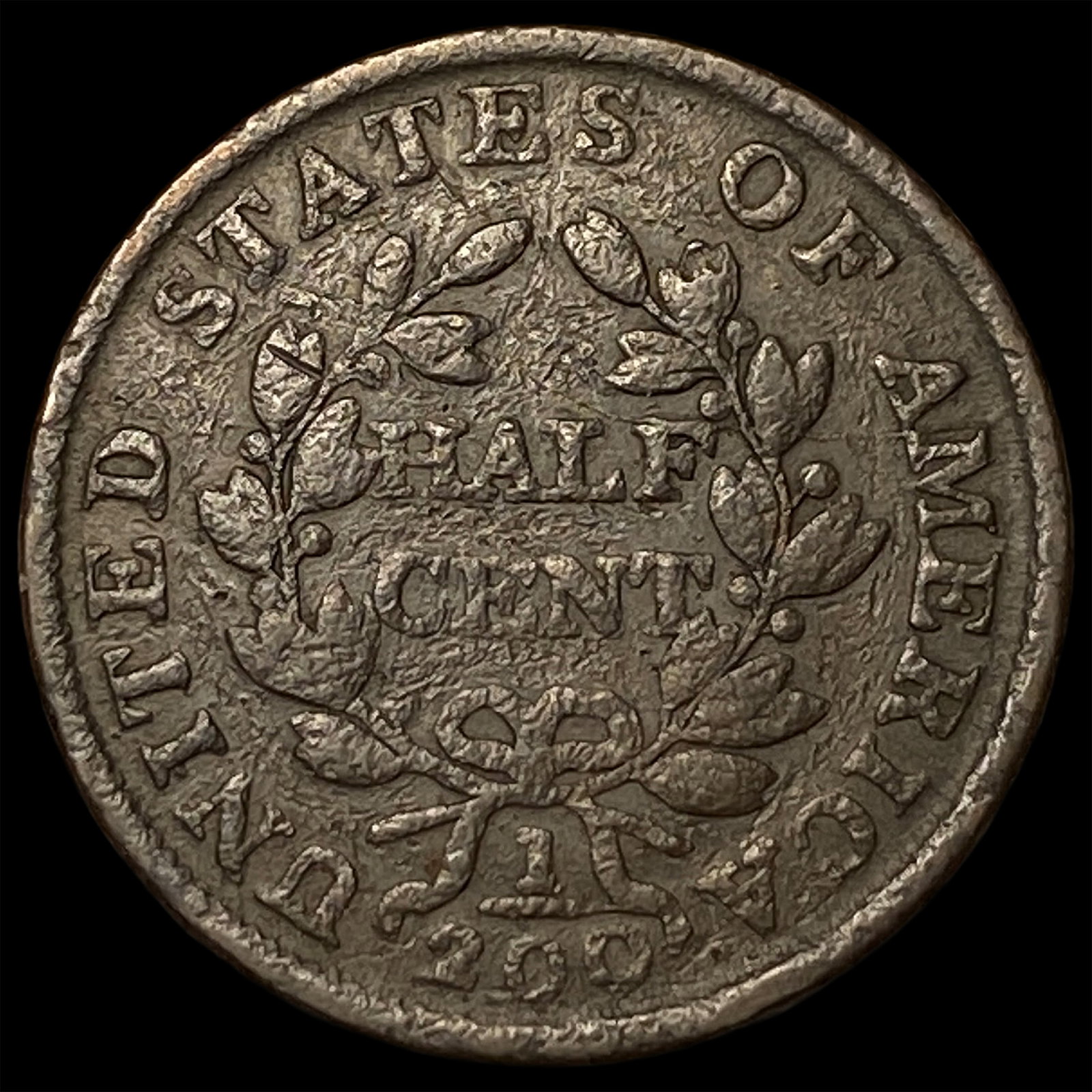 1803 Copper Half Cent LIGHTLY CIRCULATED - 2