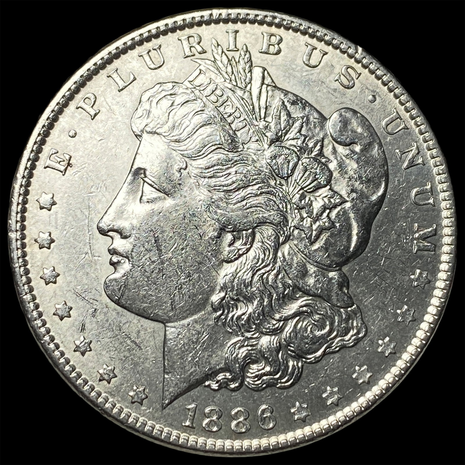 1886 Morgan Silver Dollar UNCIRCULATED: 1886 Morgan Silver Dollar UNCIRCULATED