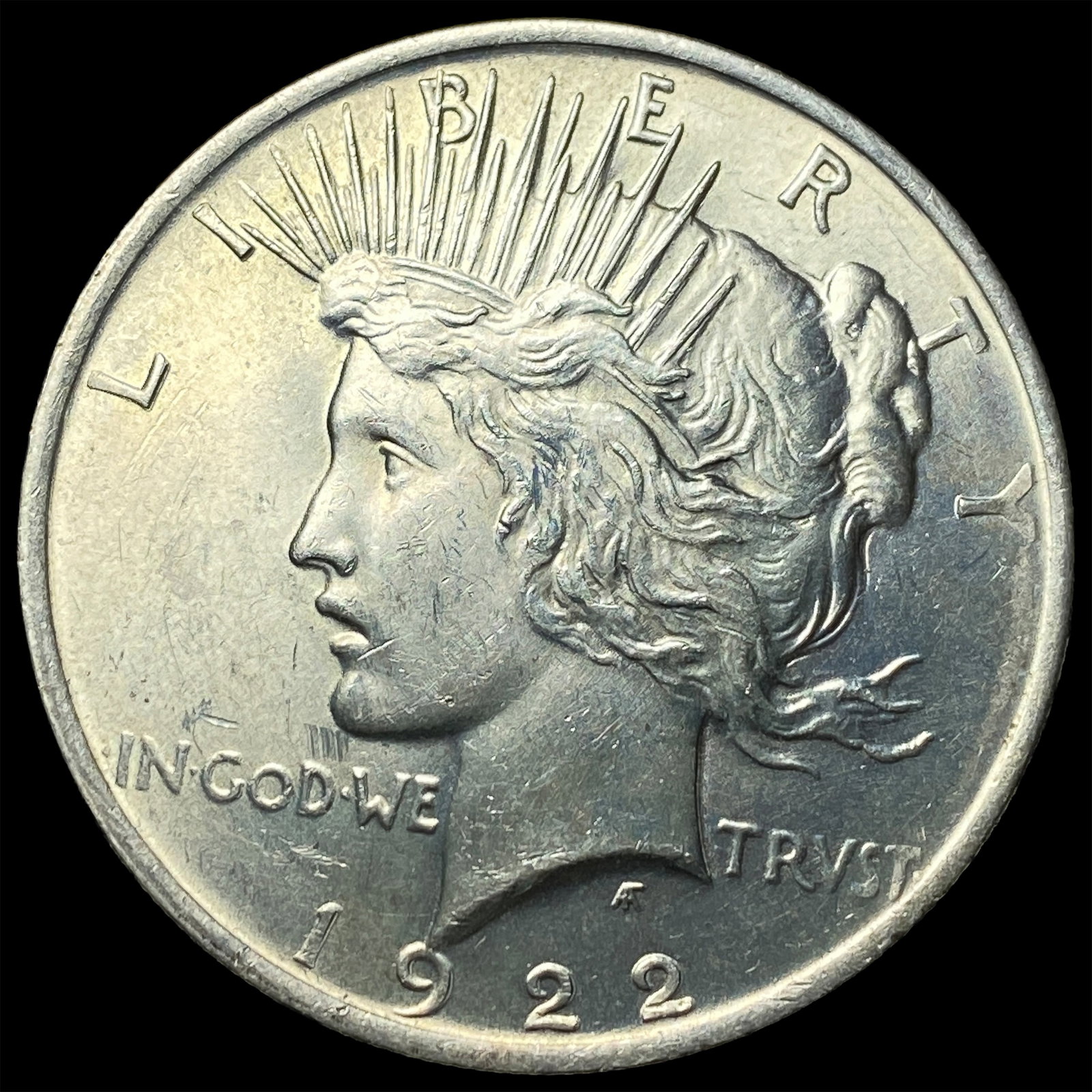 1922 Silver Peace Dollar GEM BU: 1922 Silver Peace Dollar GEM BU