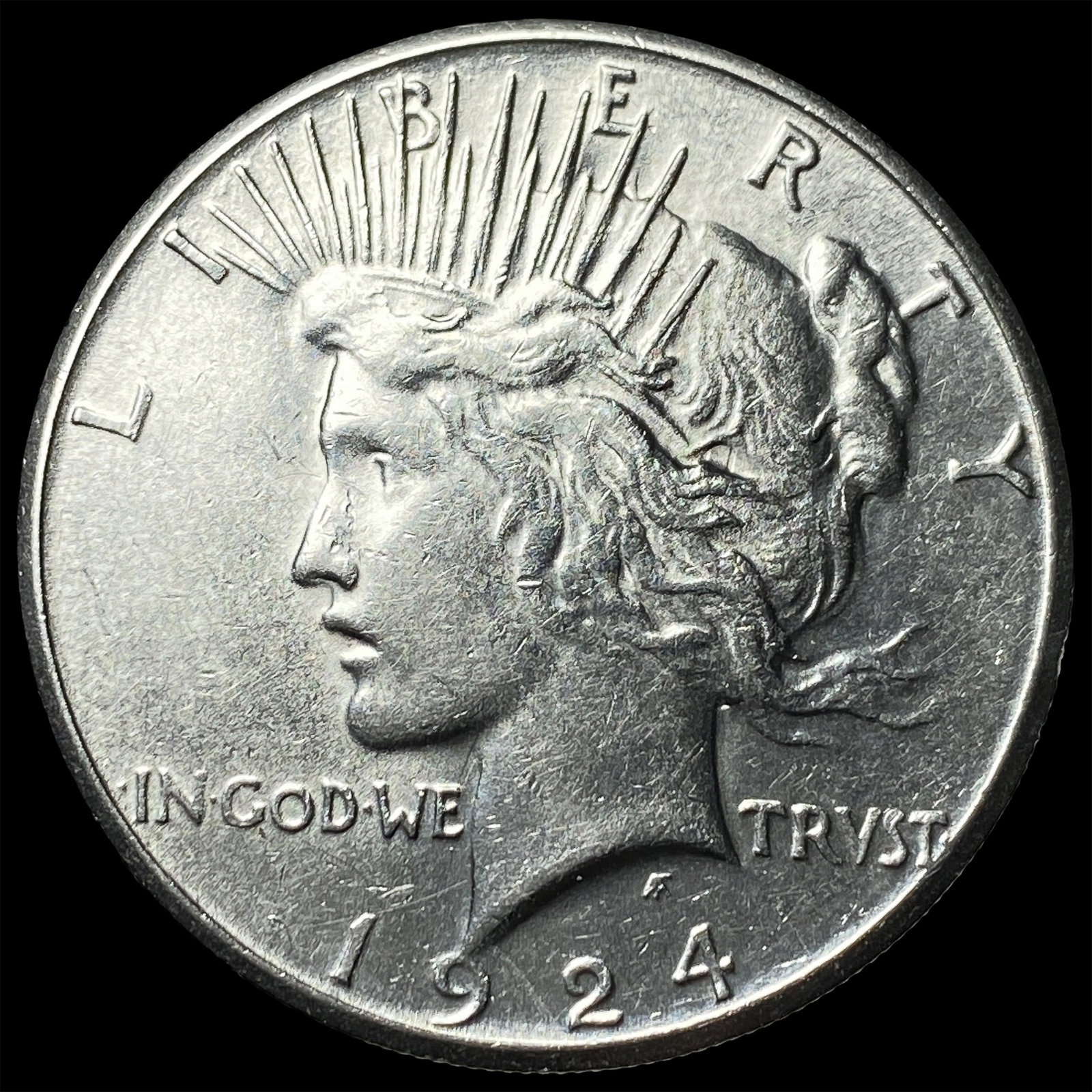 1924 Peace Silver Dollar UNCIRCULATED: 1924 Peace Silver Dollar UNCIRCULATED