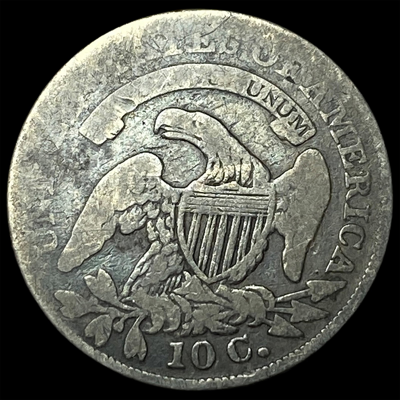 1835 Capped Bust Dime LIGHTLY CIRCULATED - 2