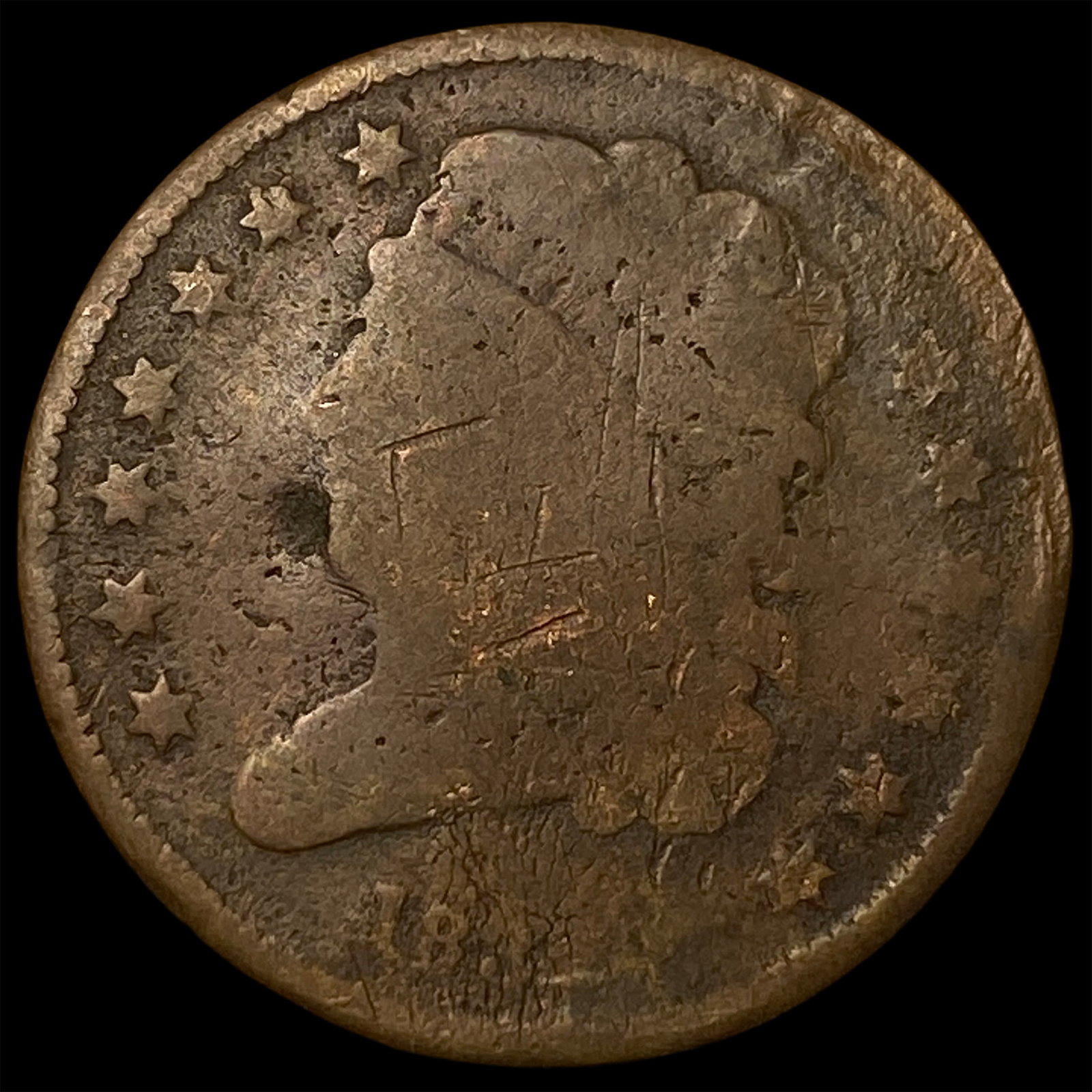 1804 RB Draped Bust Half Cent NICELY CIRCULATED: 1804 RB Draped Bust Half Cent NICELY CIRCULATED