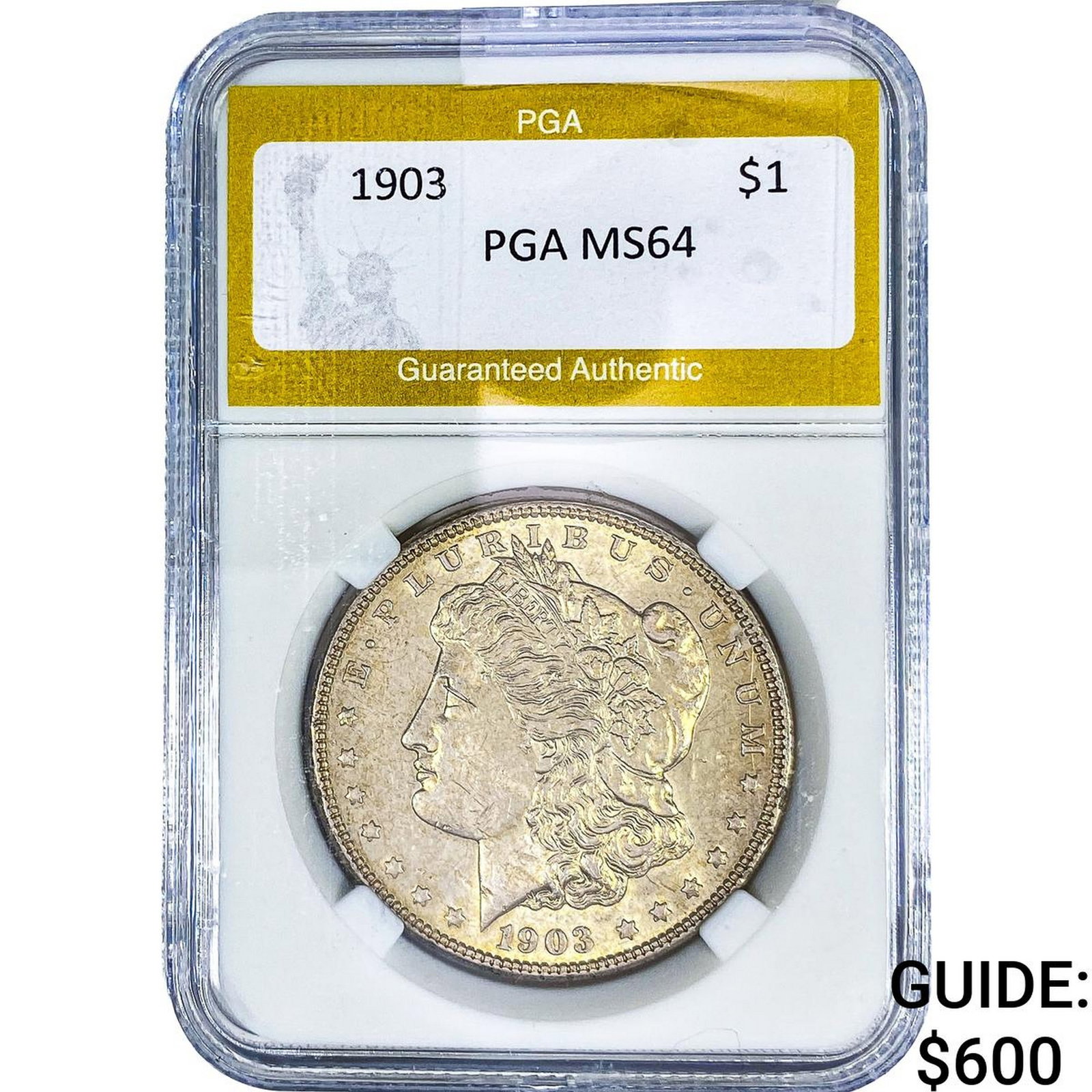 1903 Morgan Silver Dollar PGA MS64: 1903 Morgan Silver Dollar PGA MS64