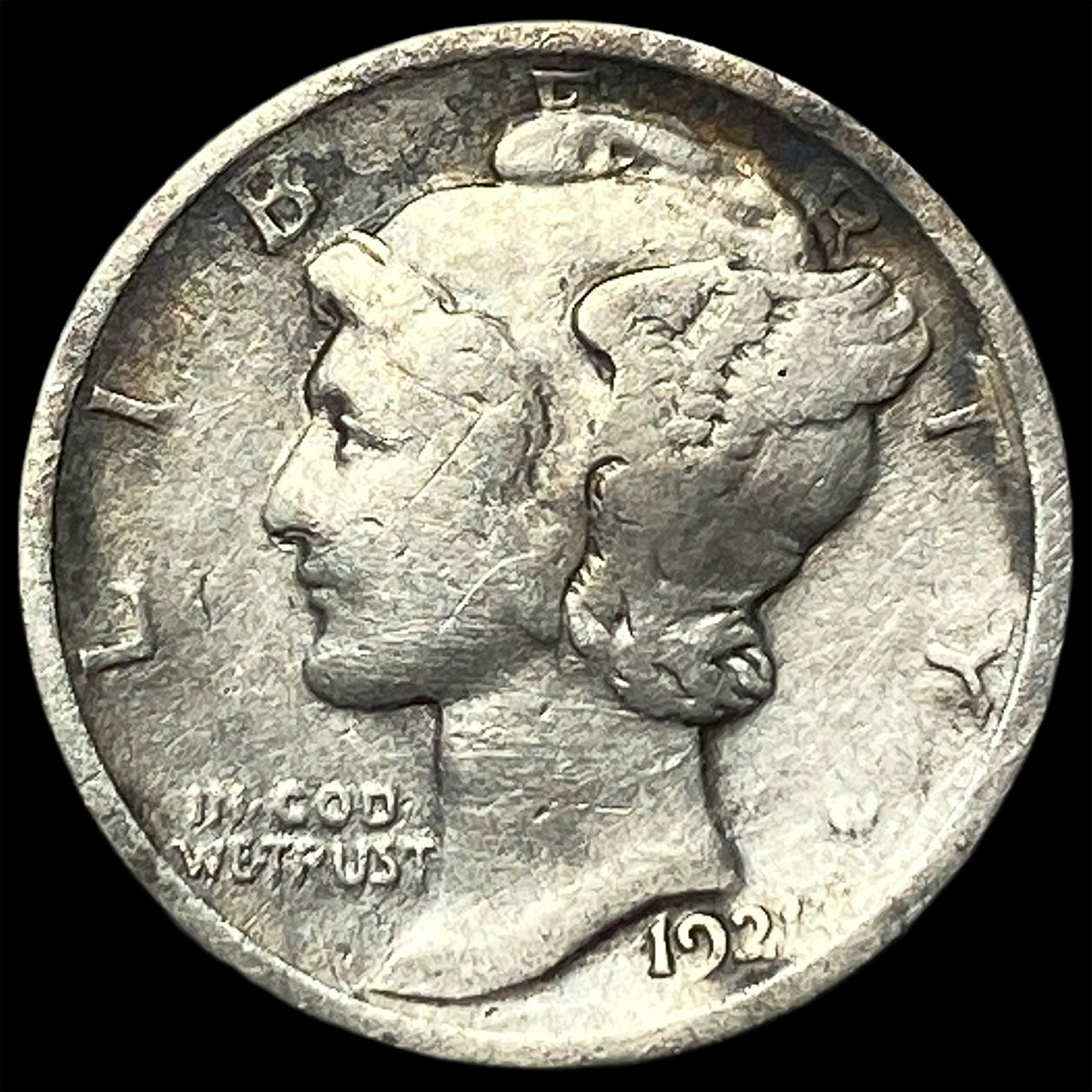 1924 Mercury Dime NEARLY UNCIRCULATED (1 of 2)