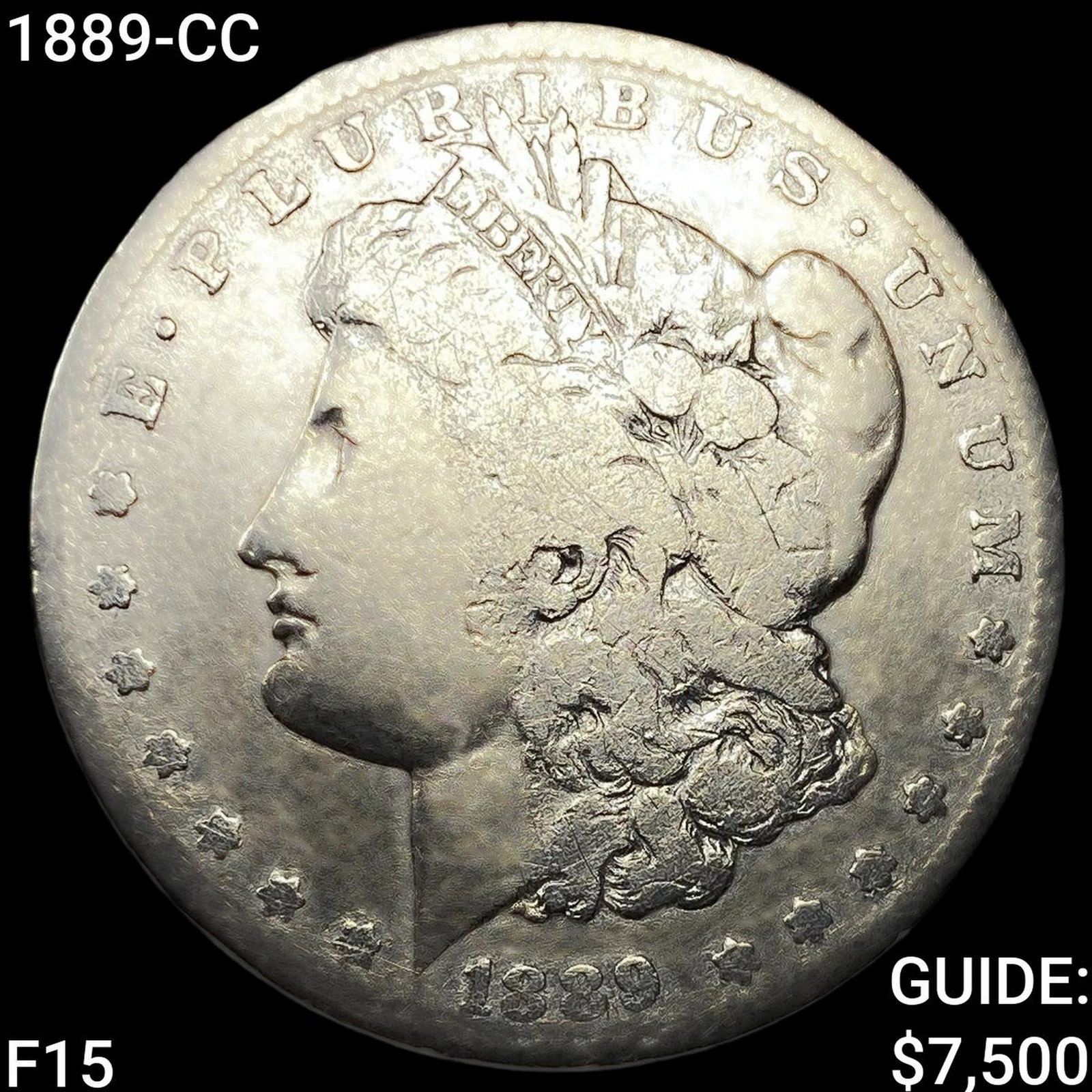 1889-CC Morgan Silver Dollar: 1889-CC Morgan Silver Dollar