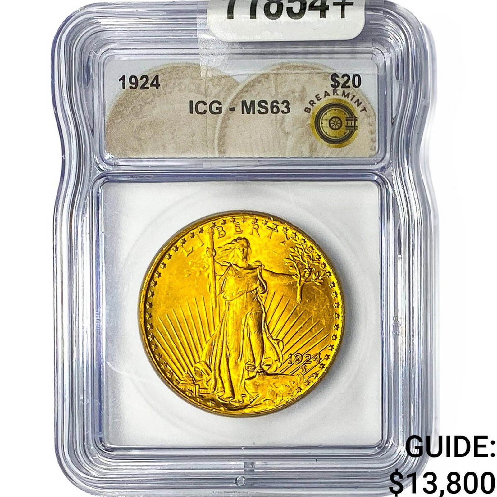 1924 $20 Gold Double Eagle ICG MS63 (1 of 4)