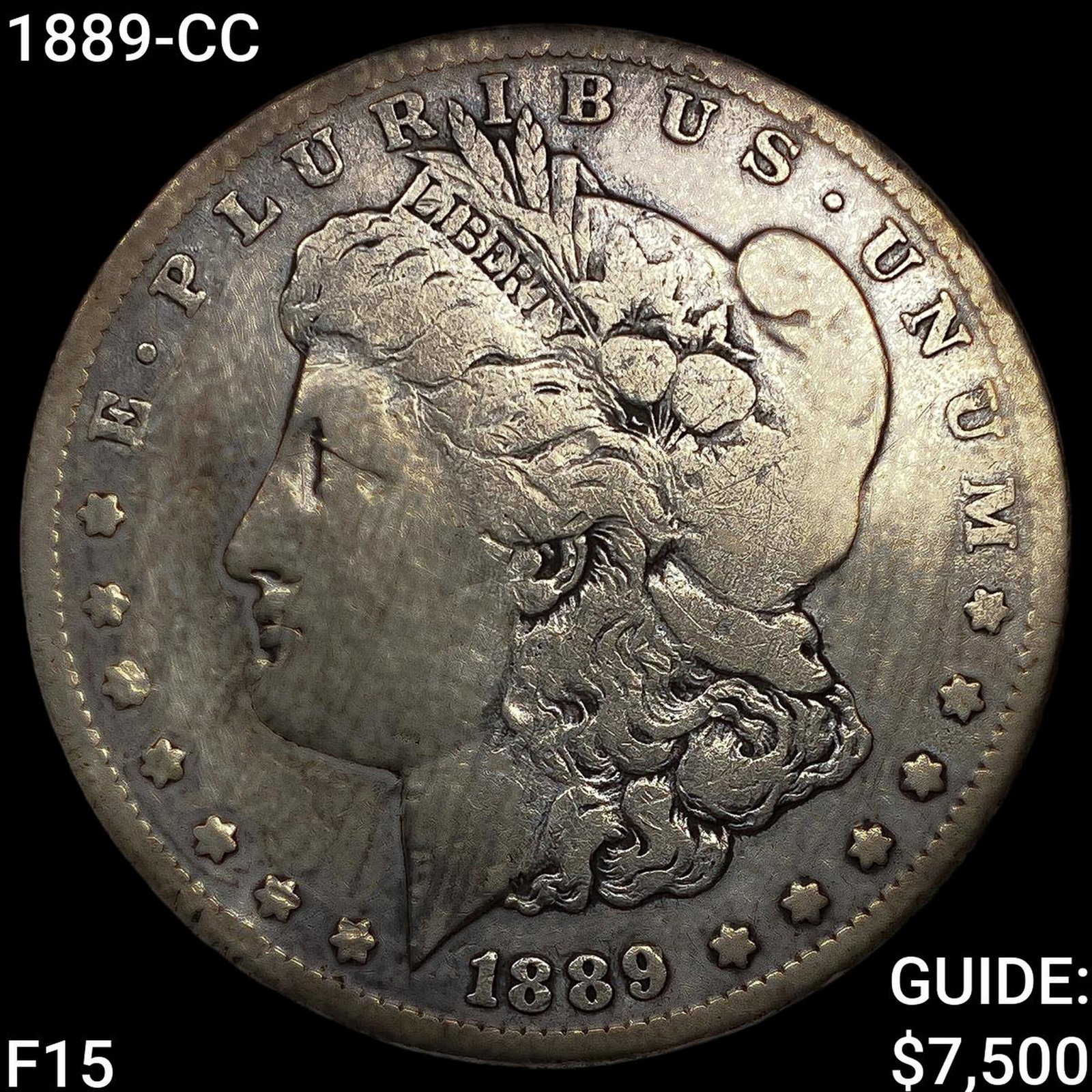 1889-CC Morgan Silver Dollar (1 of 2)