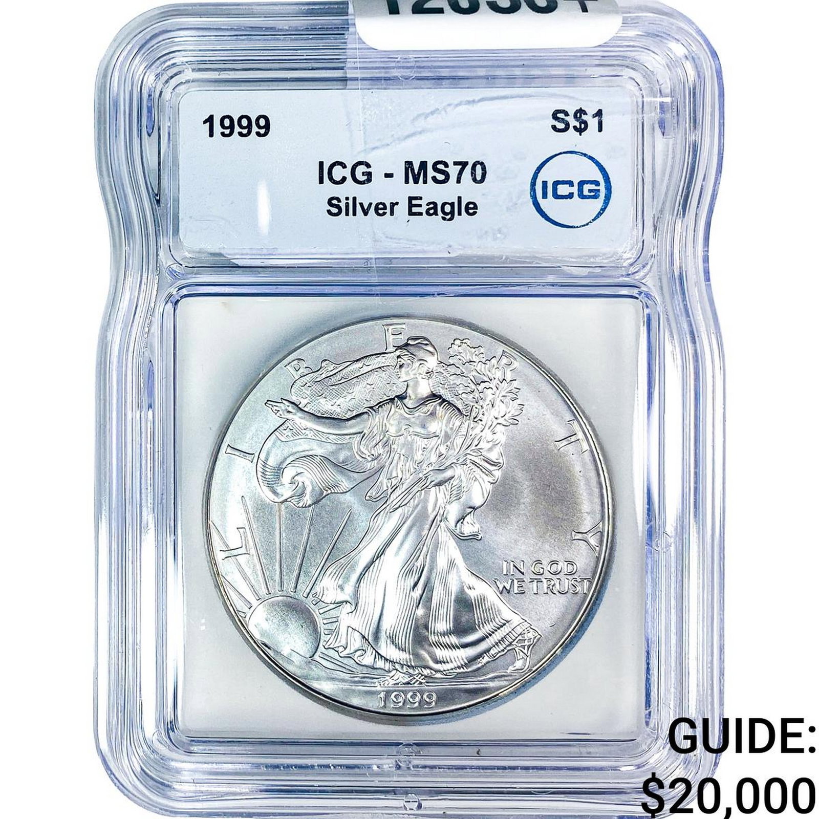 1999 Silver Eagle ICG MS70: 1999 Silver Eagle ICG MS70