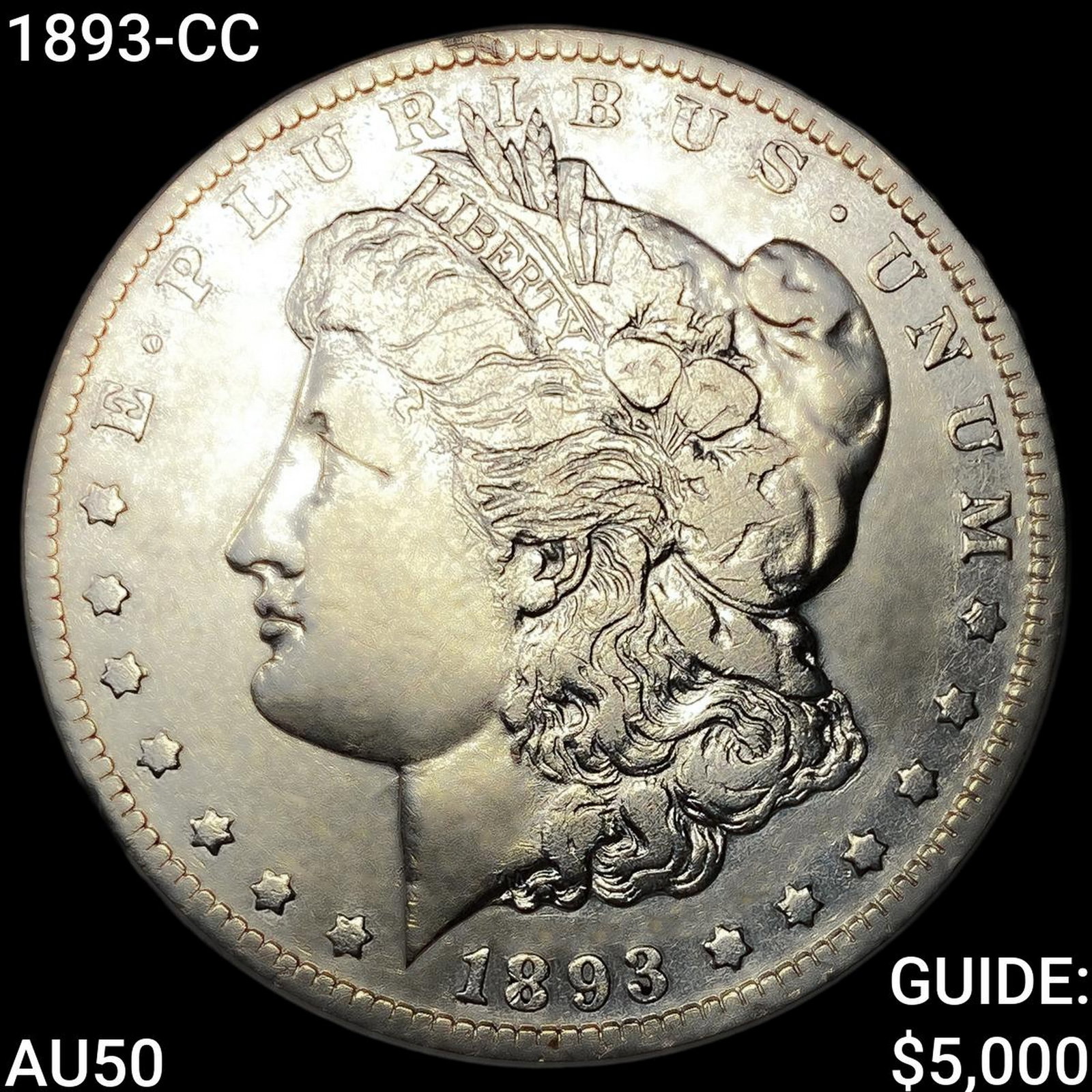 1893-CC Morgan Silver Dollar: 1893-CC Morgan Silver Dollar
