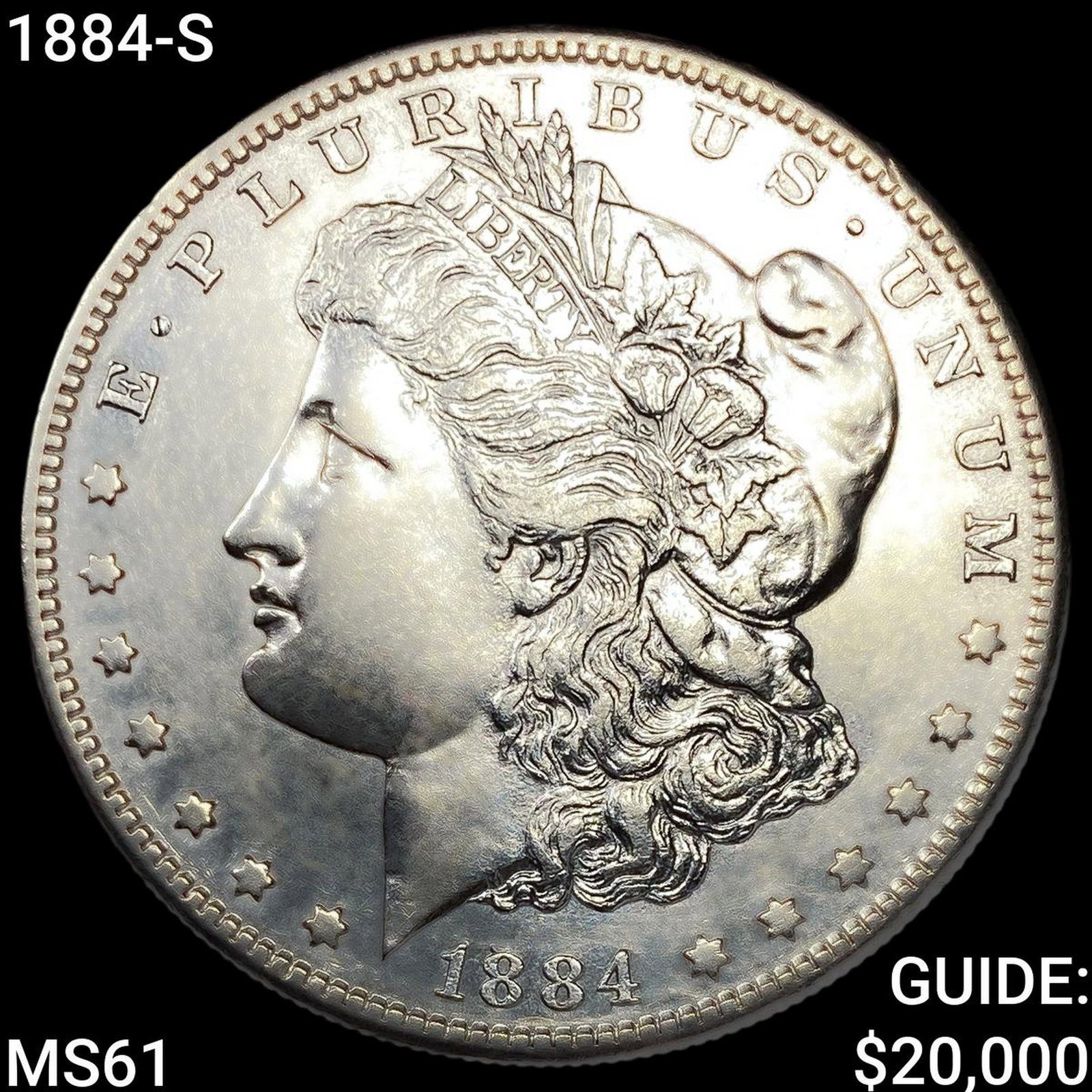 1884-S Morgan Silver Dollar: 1884-S Morgan Silver Dollar