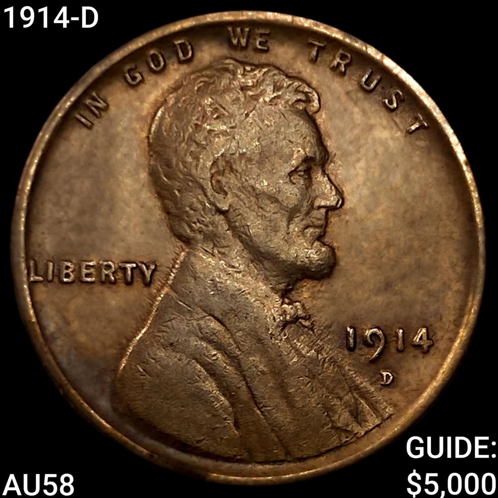 1914-D Wheat Cent: 1914-D Wheat Cent