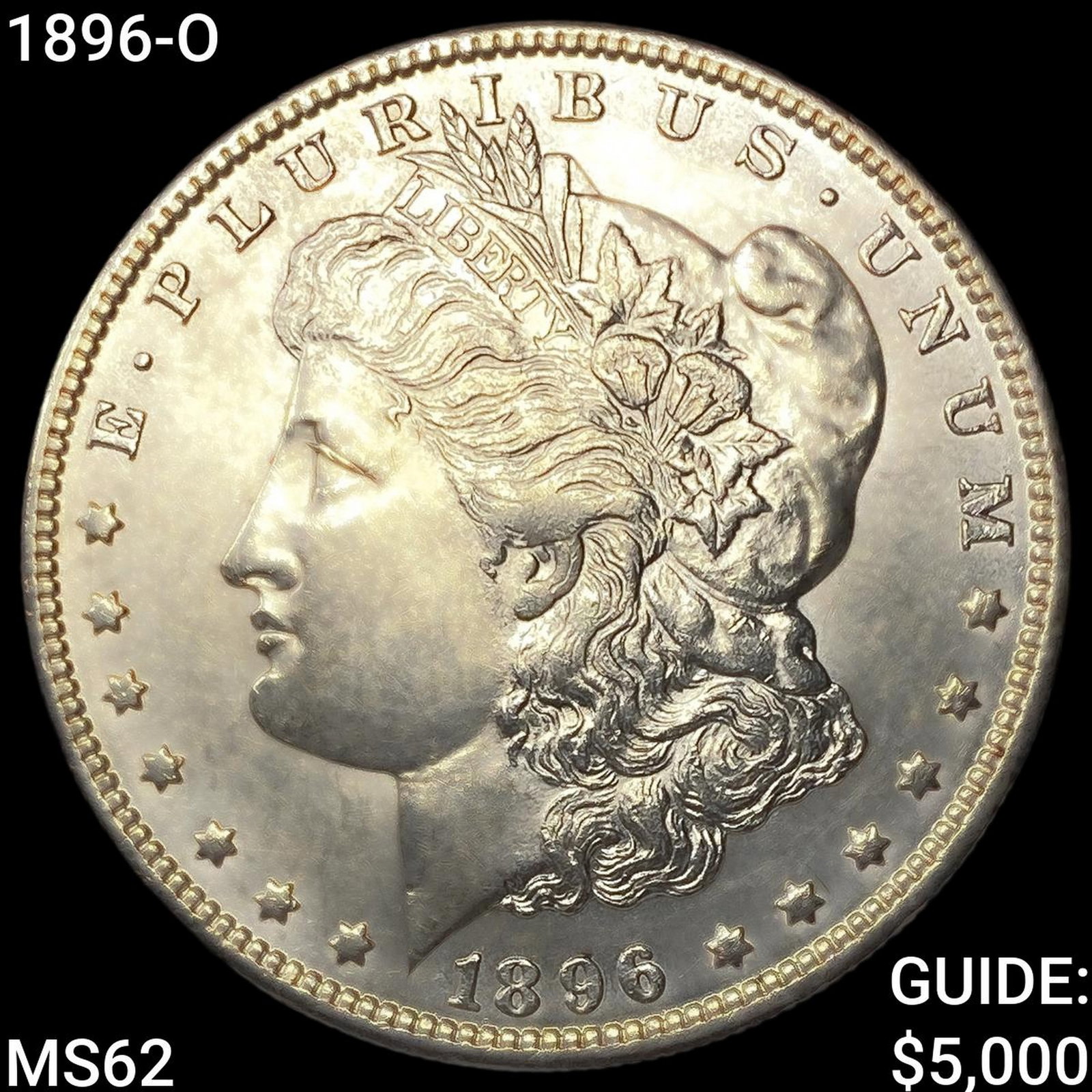 1896-O Morgan Silver Dollar: 1896-O Morgan Silver Dollar