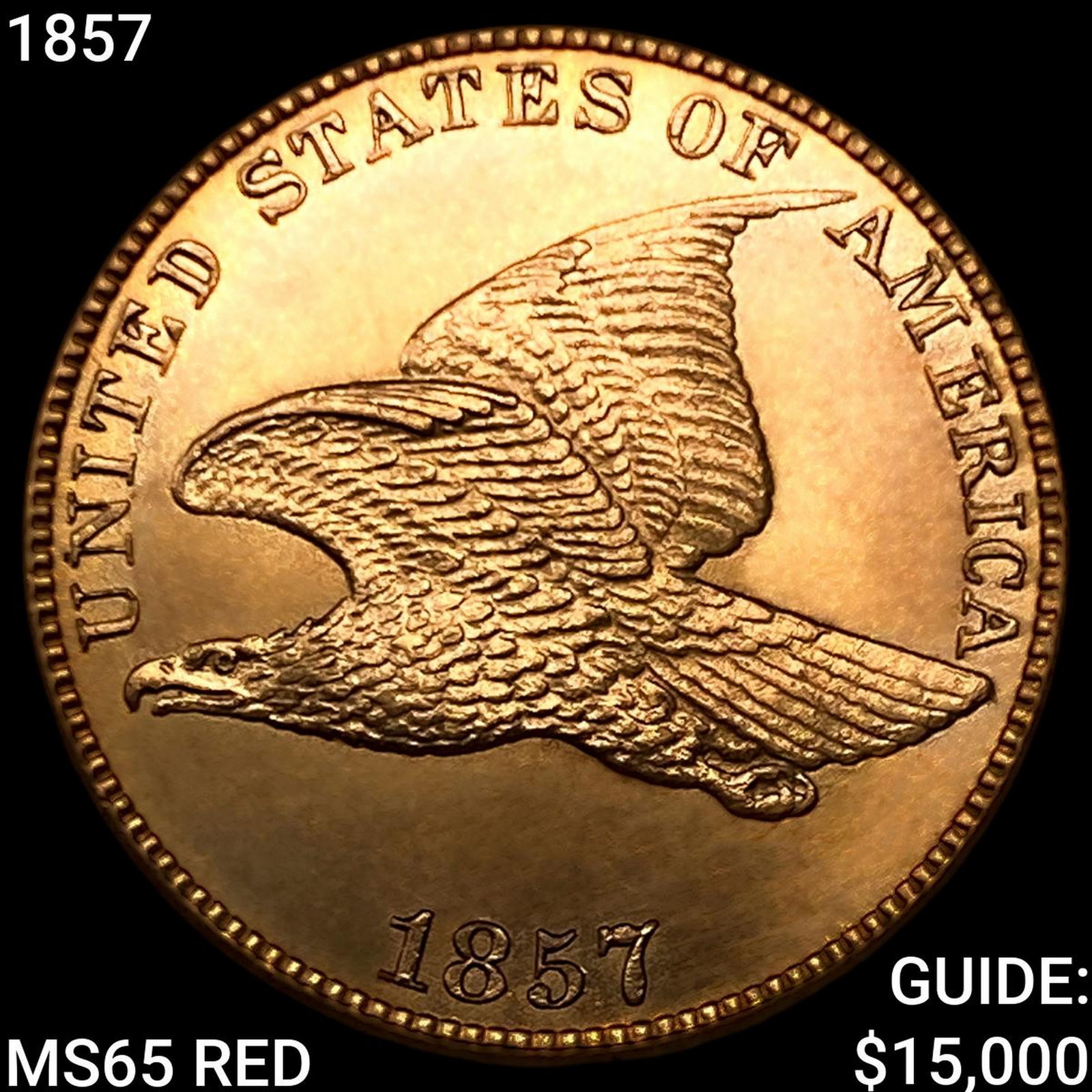 1857 Flying Eagle Cent: 1857 Flying Eagle Cent