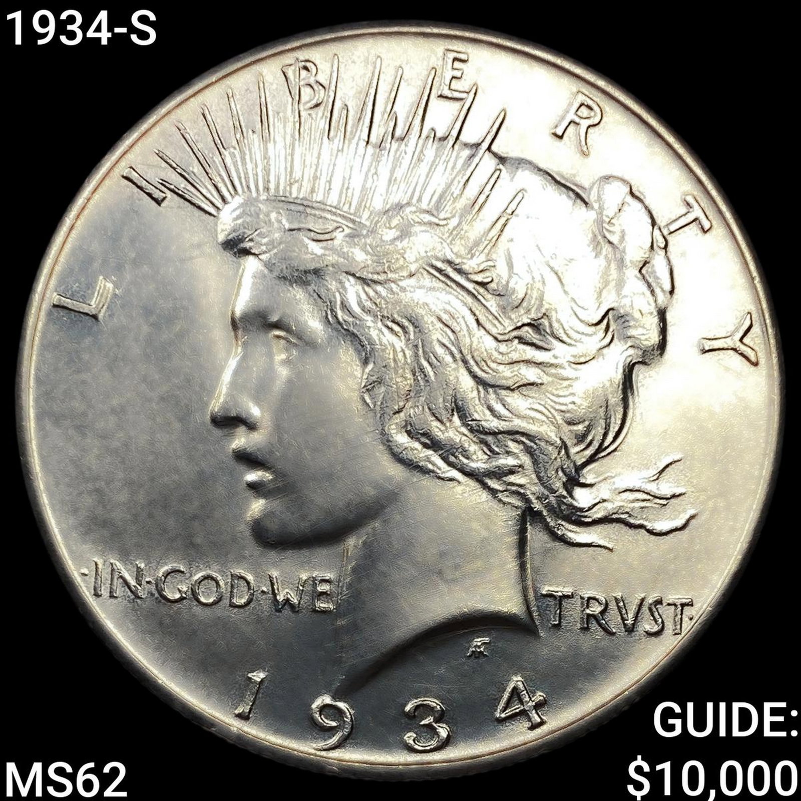 1934-S Silver Peace Dollar (1 of 2)