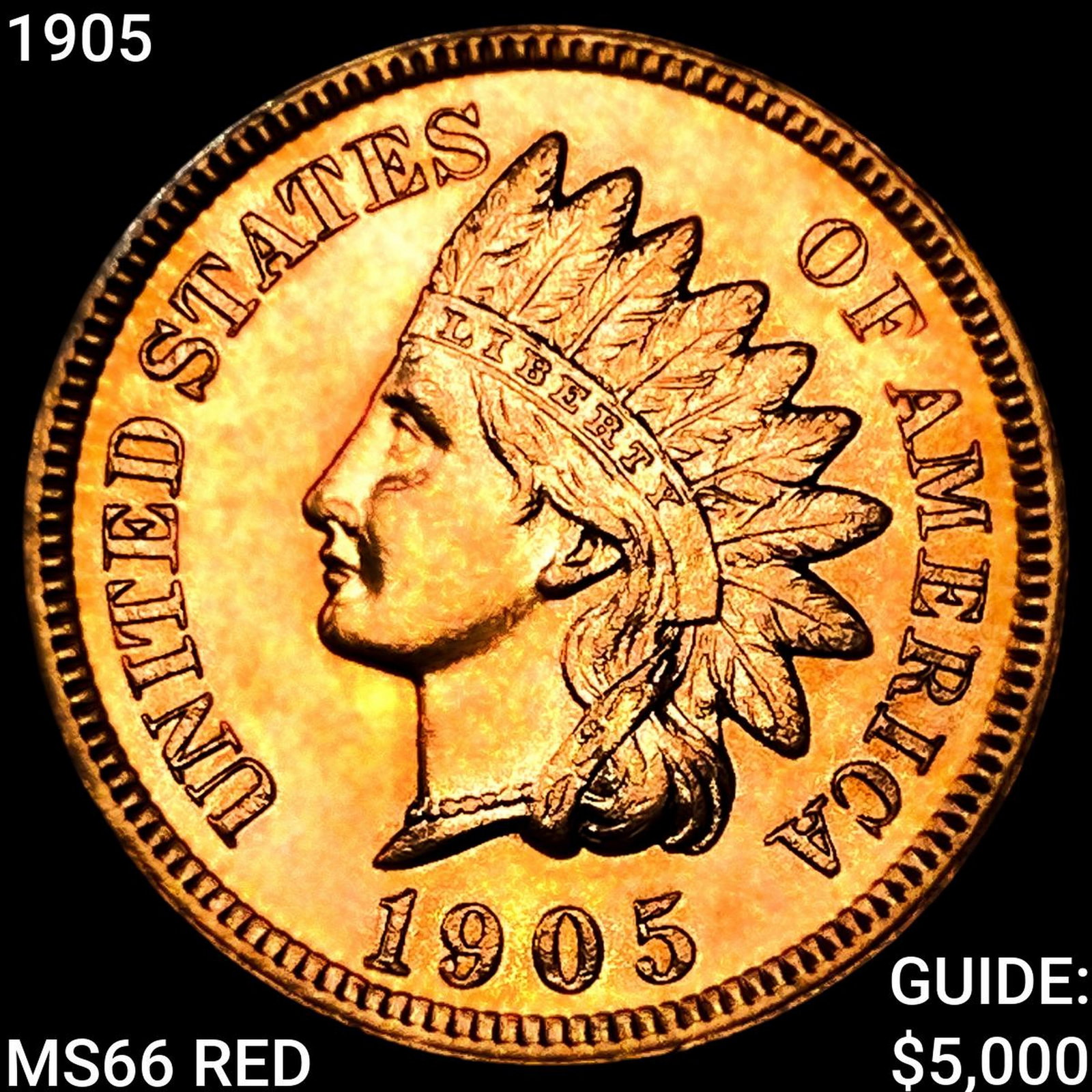 1905 Indian Head Cent: 1905 Indian Head Cent