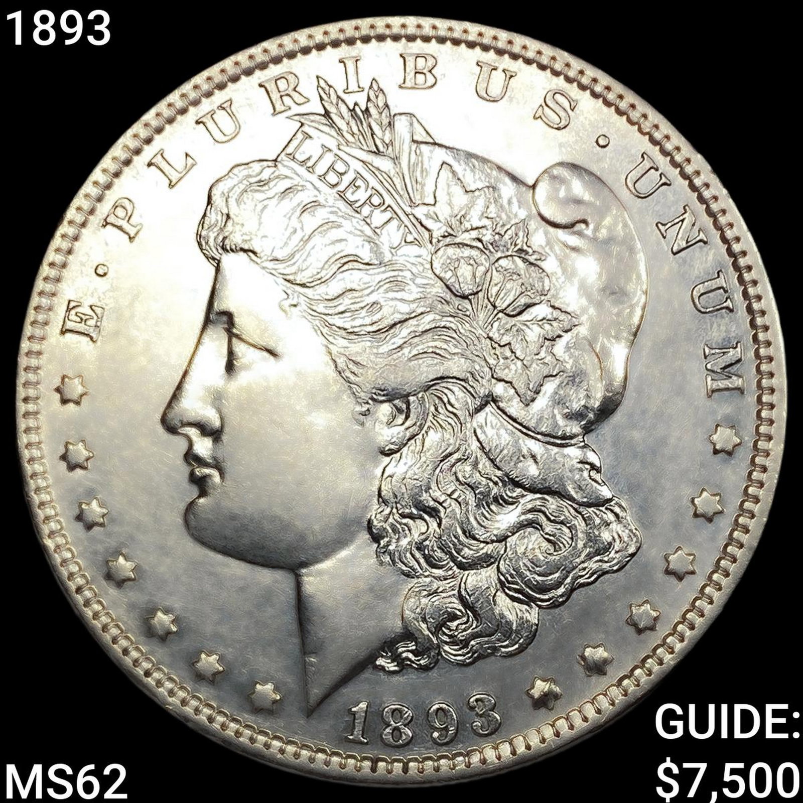 1893 Morgan Silver Dollar (1 of 2)