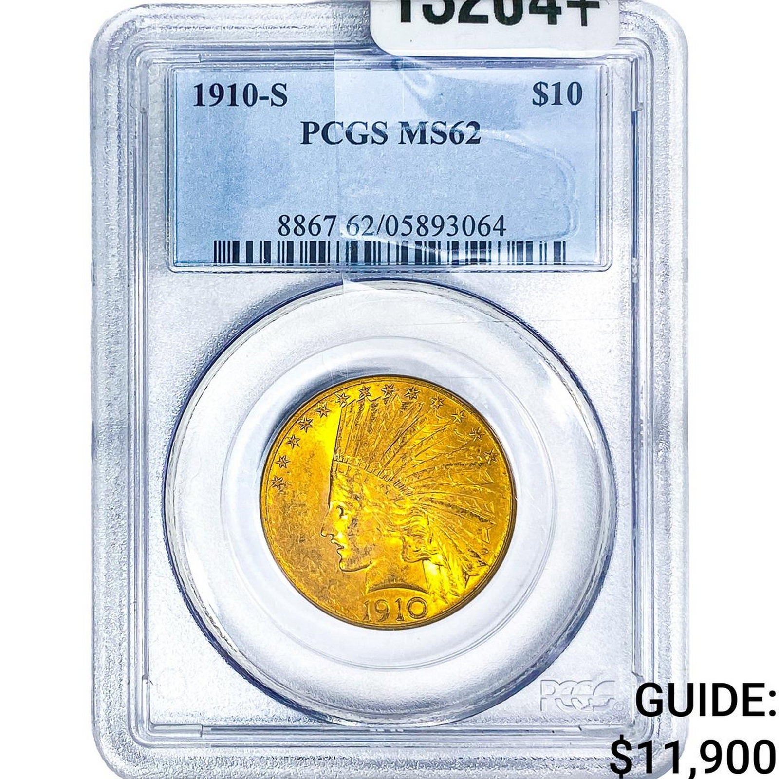 1910-S $10 Gold Eagle PCGS MS62 (1 of 4)