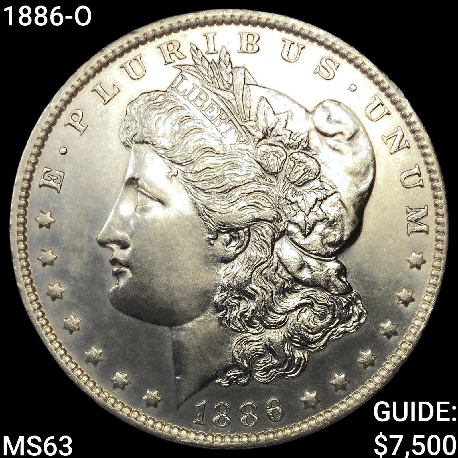 1886-O Morgan Silver Dollar: 1886-O Morgan Silver Dollar