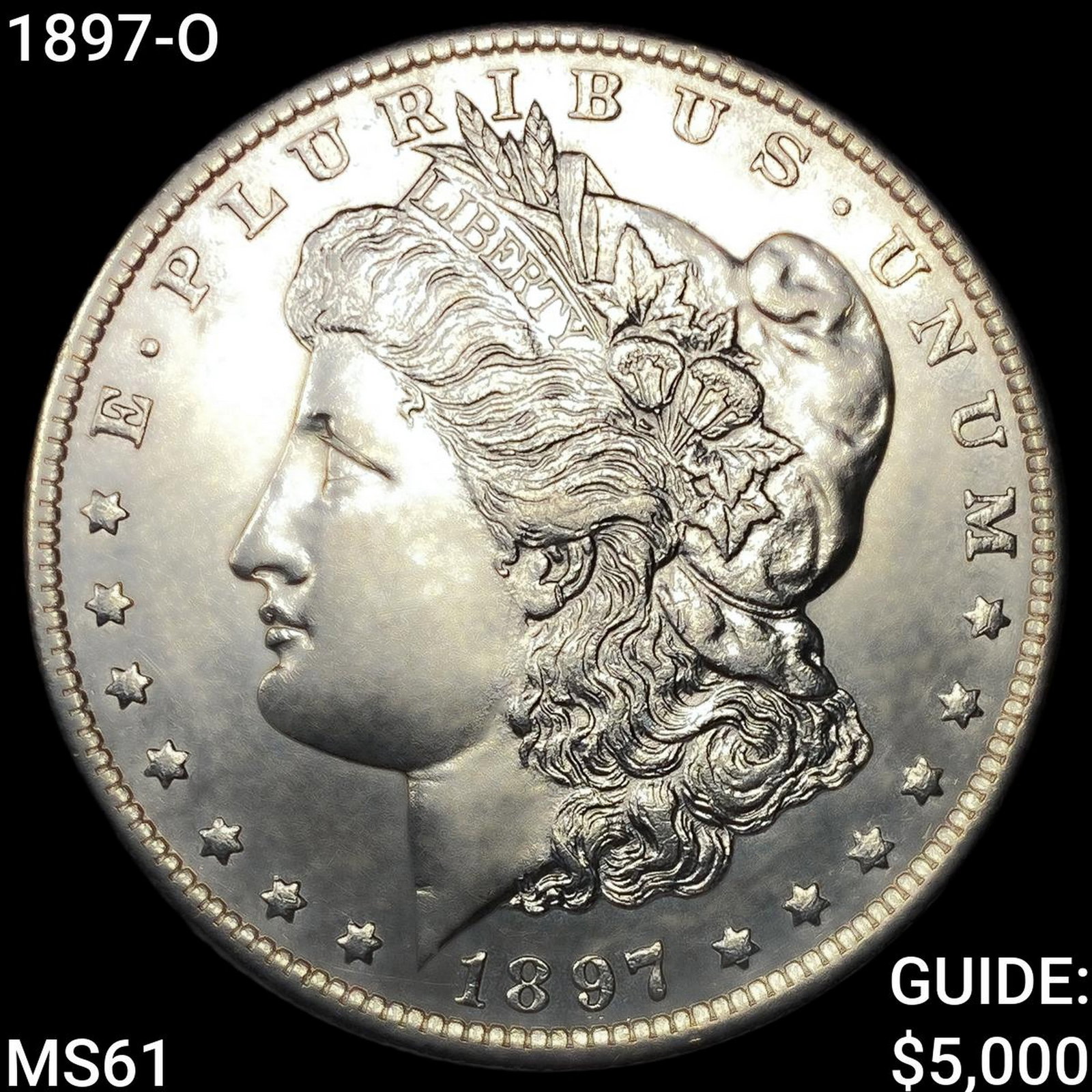 1897-O Morgan Silver Dollar: 1897-O Morgan Silver Dollar