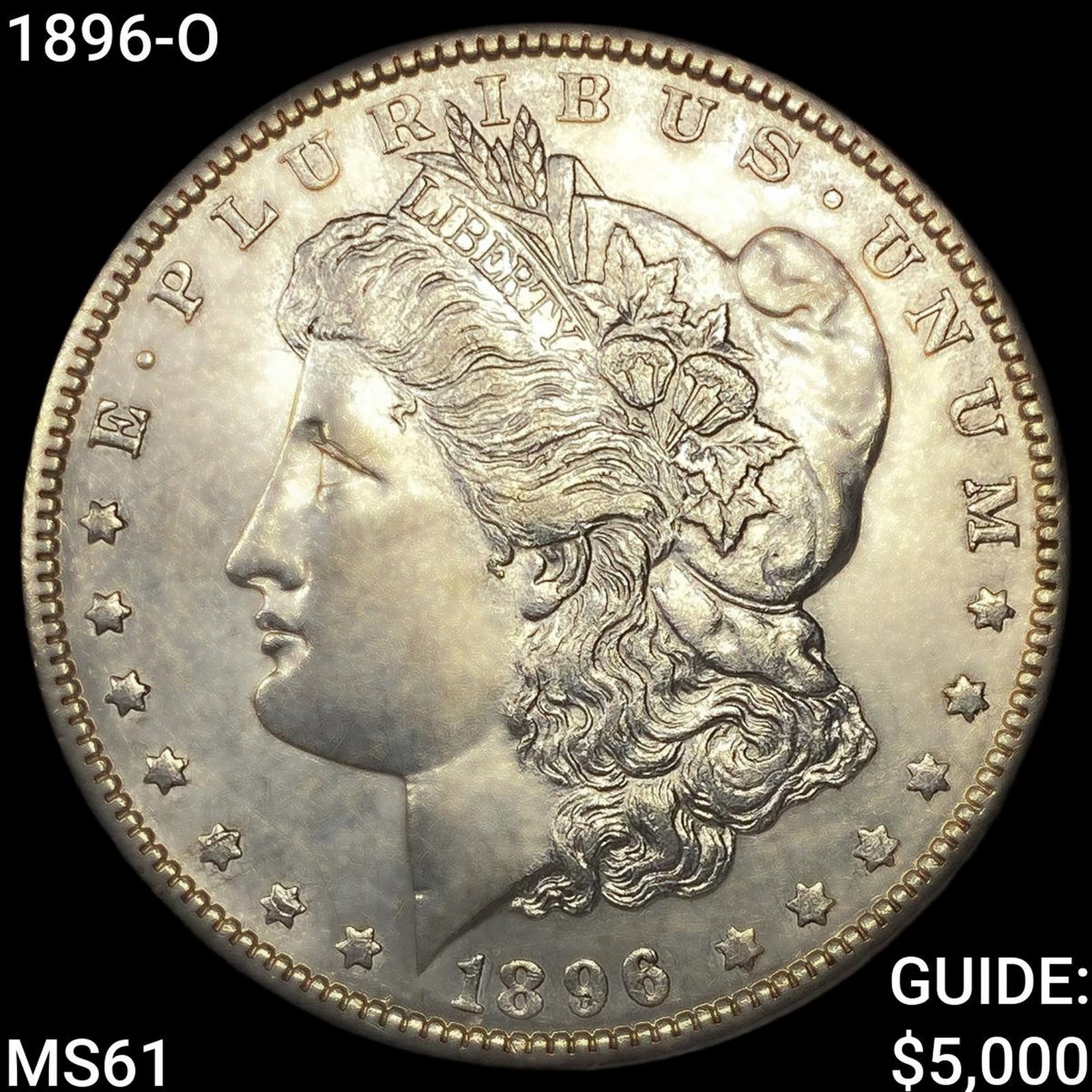 1896-O Morgan Silver Dollar: 1896-O Morgan Silver Dollar
