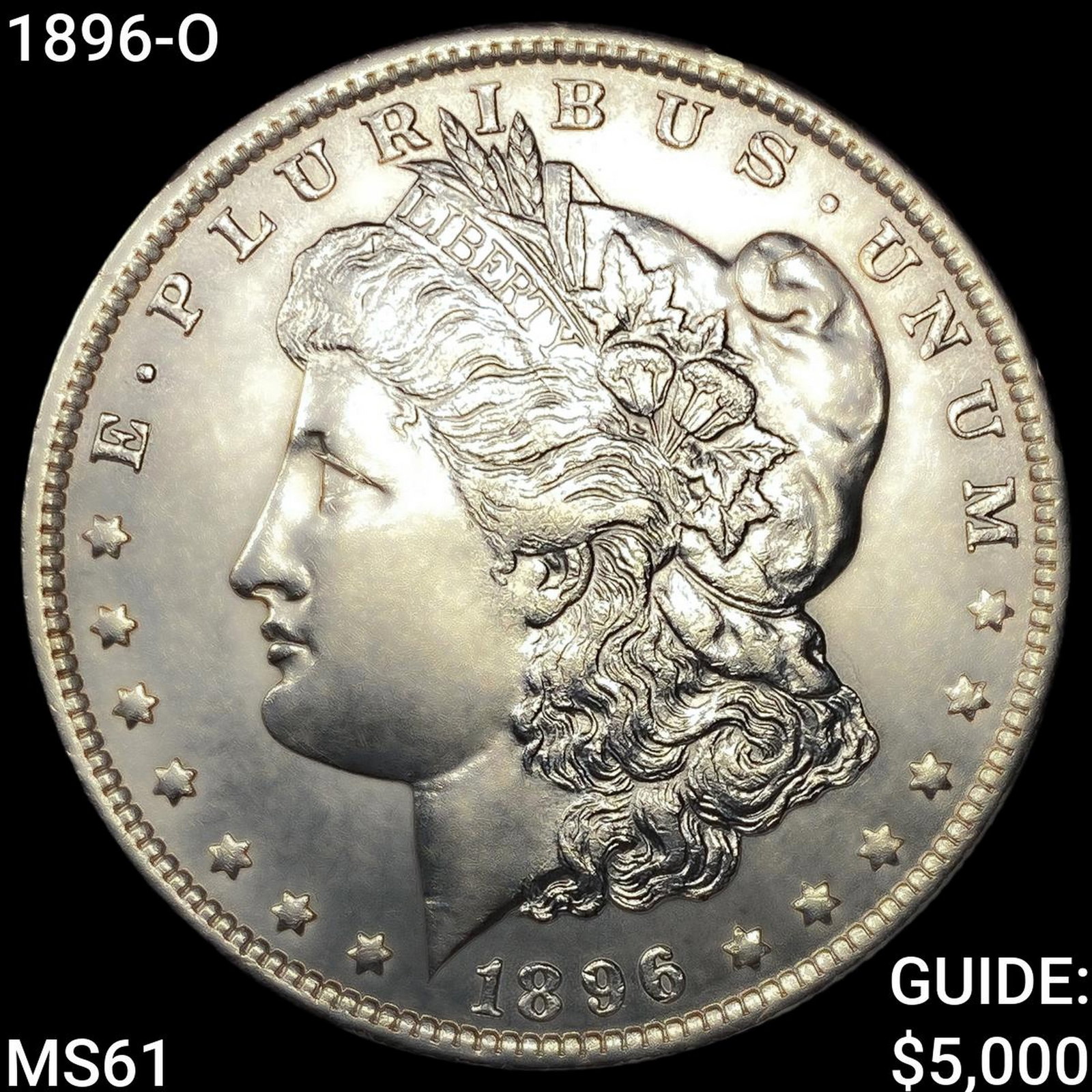 1896-O Morgan Silver Dollar: 1896-O Morgan Silver Dollar
