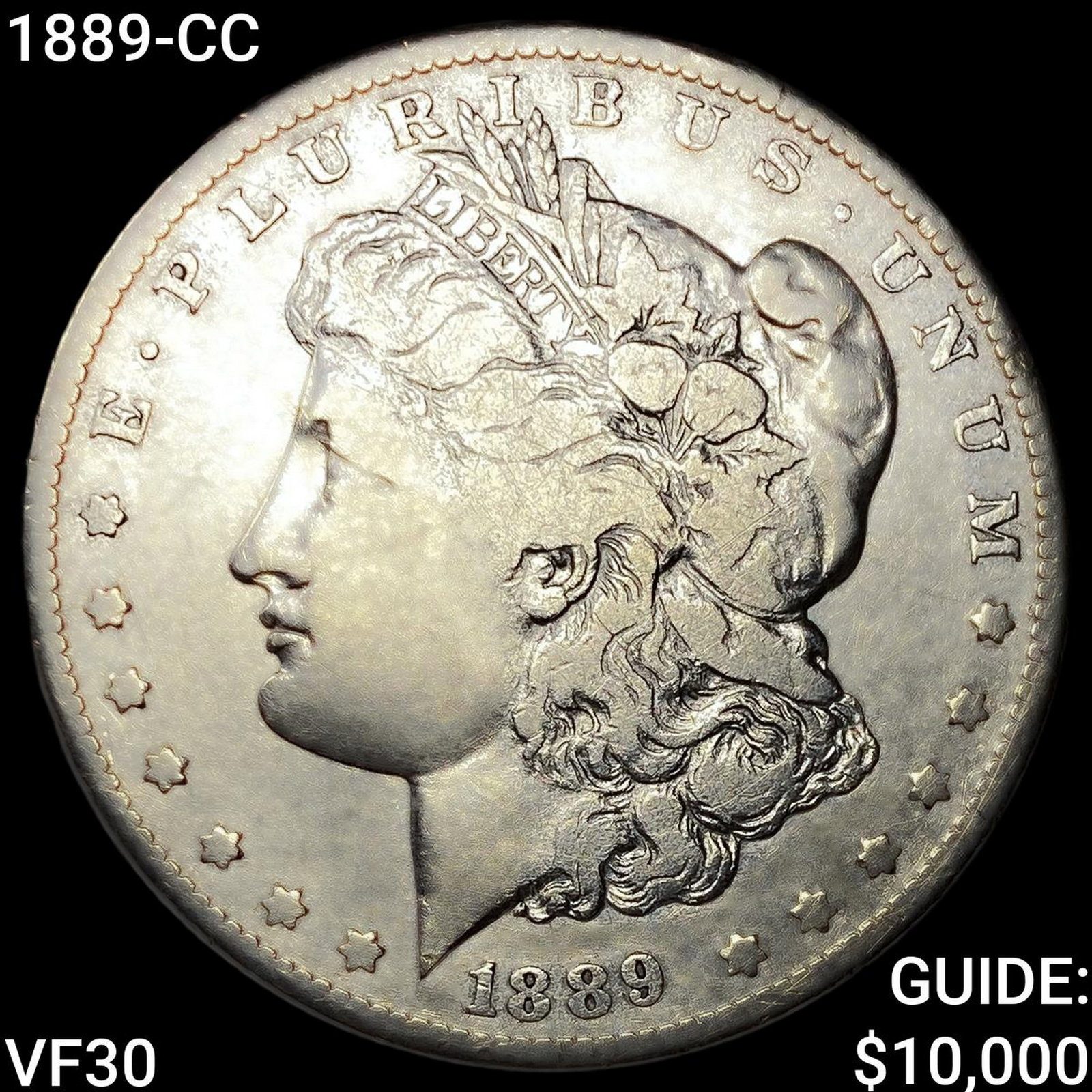 1889-CC Morgan Silver Dollar: 1889-CC Morgan Silver Dollar