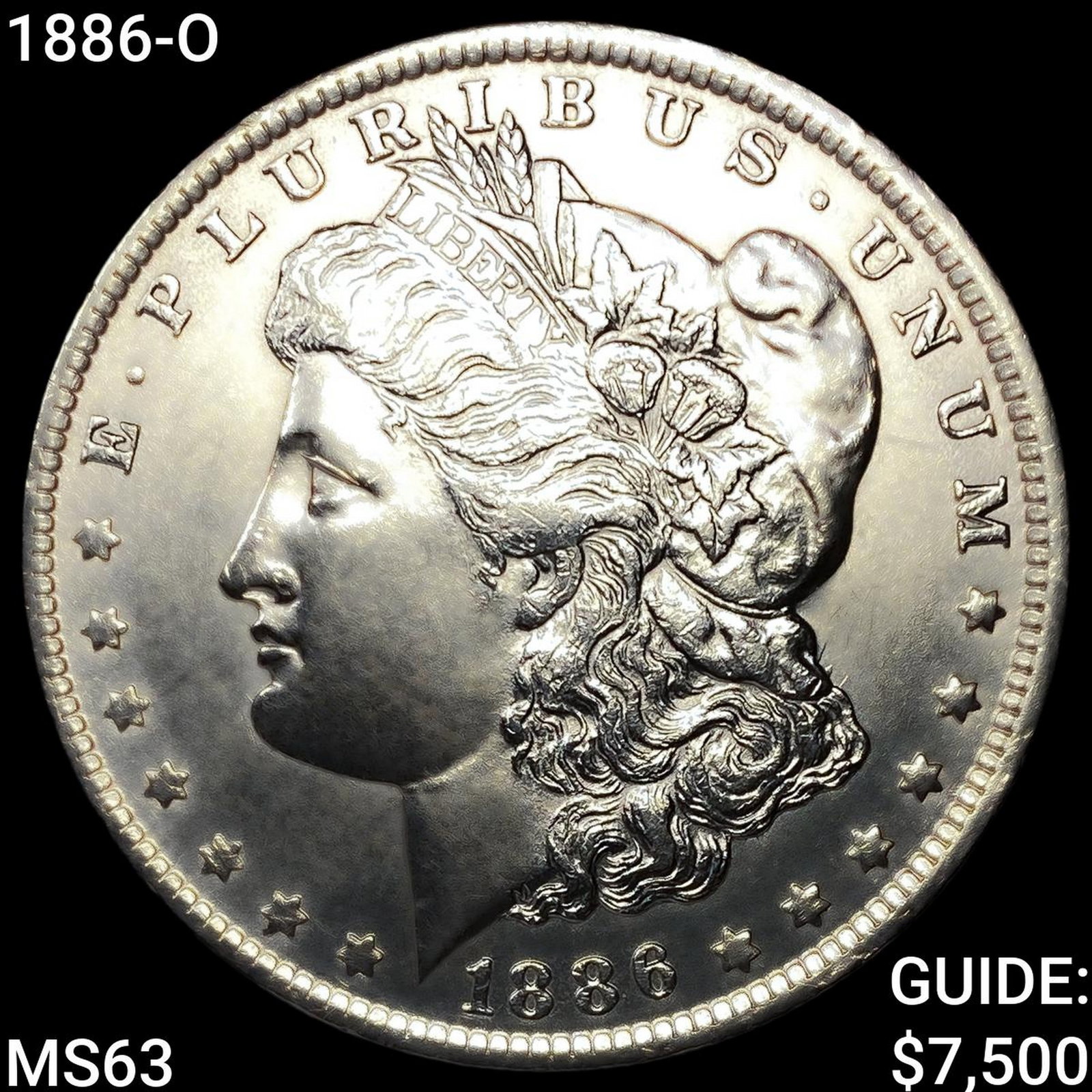 1886-O Morgan Silver Dollar: 1886-O Morgan Silver Dollar