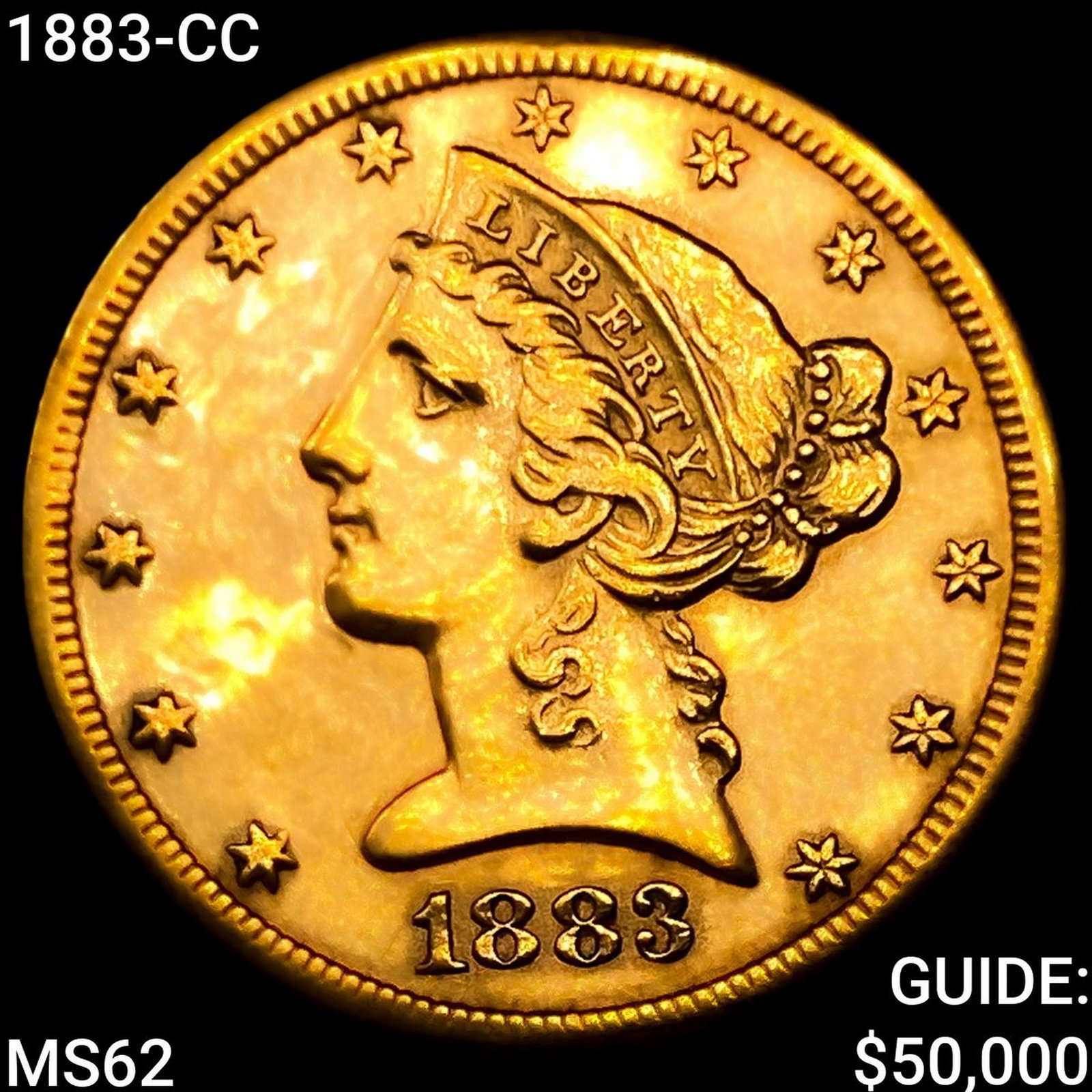1883-CC $5 Gold Half Eagle (1 of 2)