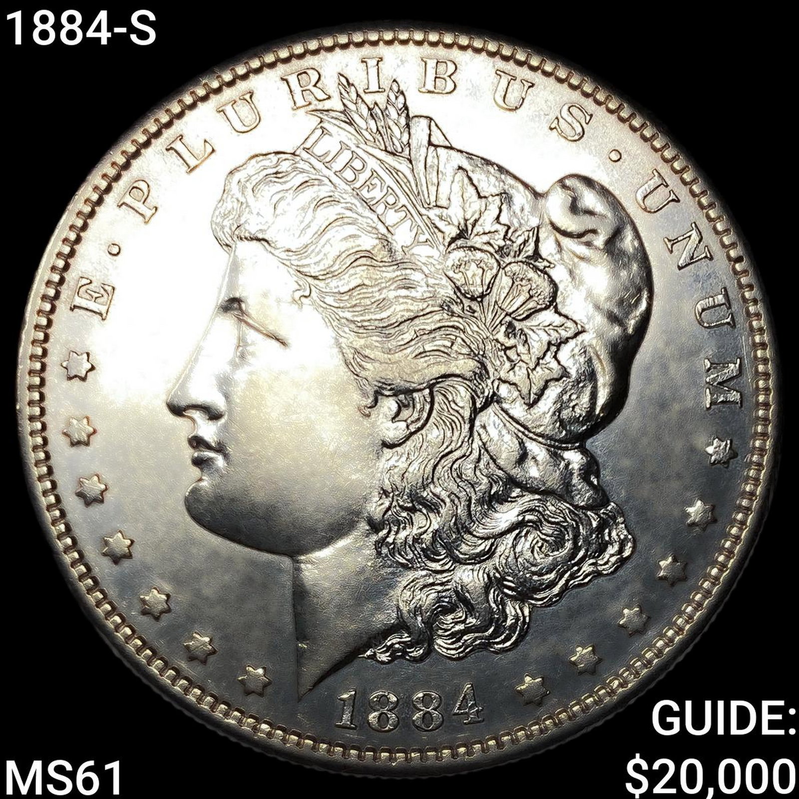 1884-S Morgan Silver Dollar: 1884-S Morgan Silver Dollar