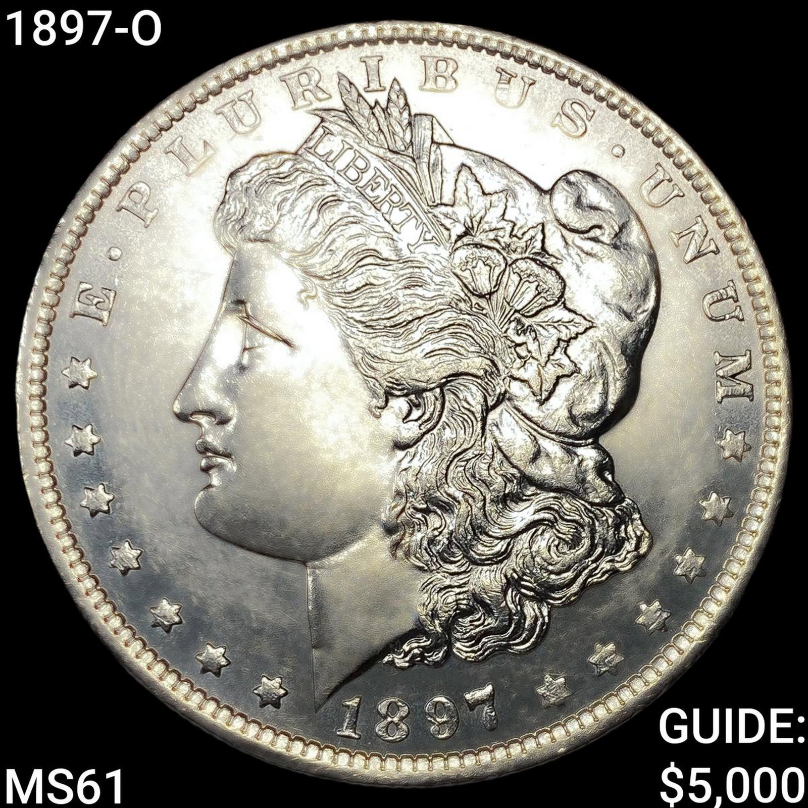 1897-O Morgan Silver Dollar: 1897-O Morgan Silver Dollar