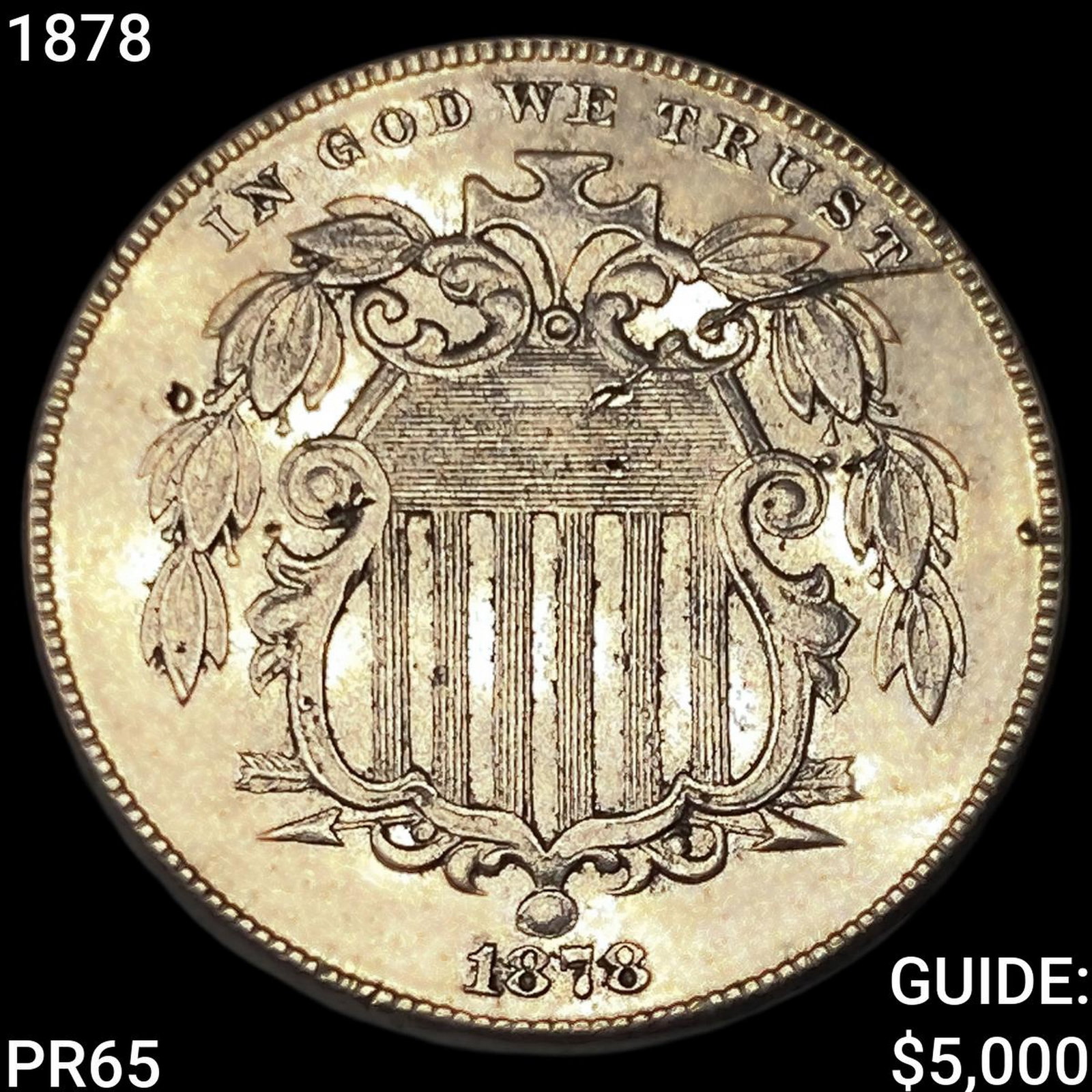 1878 Shield Nickel: 1878 Shield Nickel
