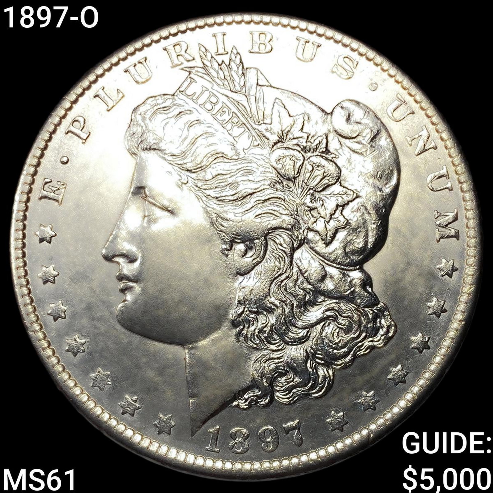 1897-O Morgan Silver Dollar: 1897-O Morgan Silver Dollar