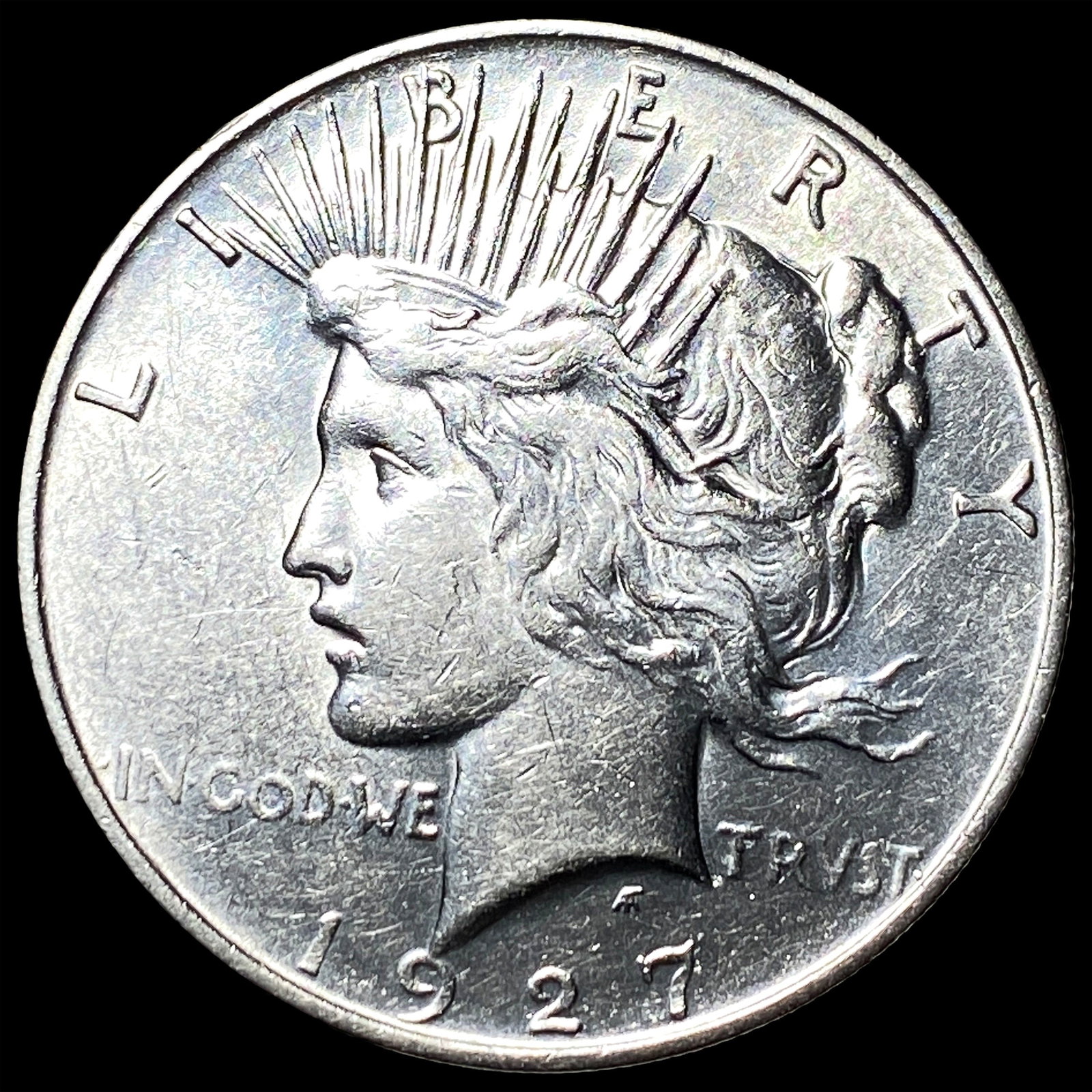 1927-D Peace Silver Dollar UNCIRCULATED: 1927-D Peace Silver Dollar UNCIRCULATED