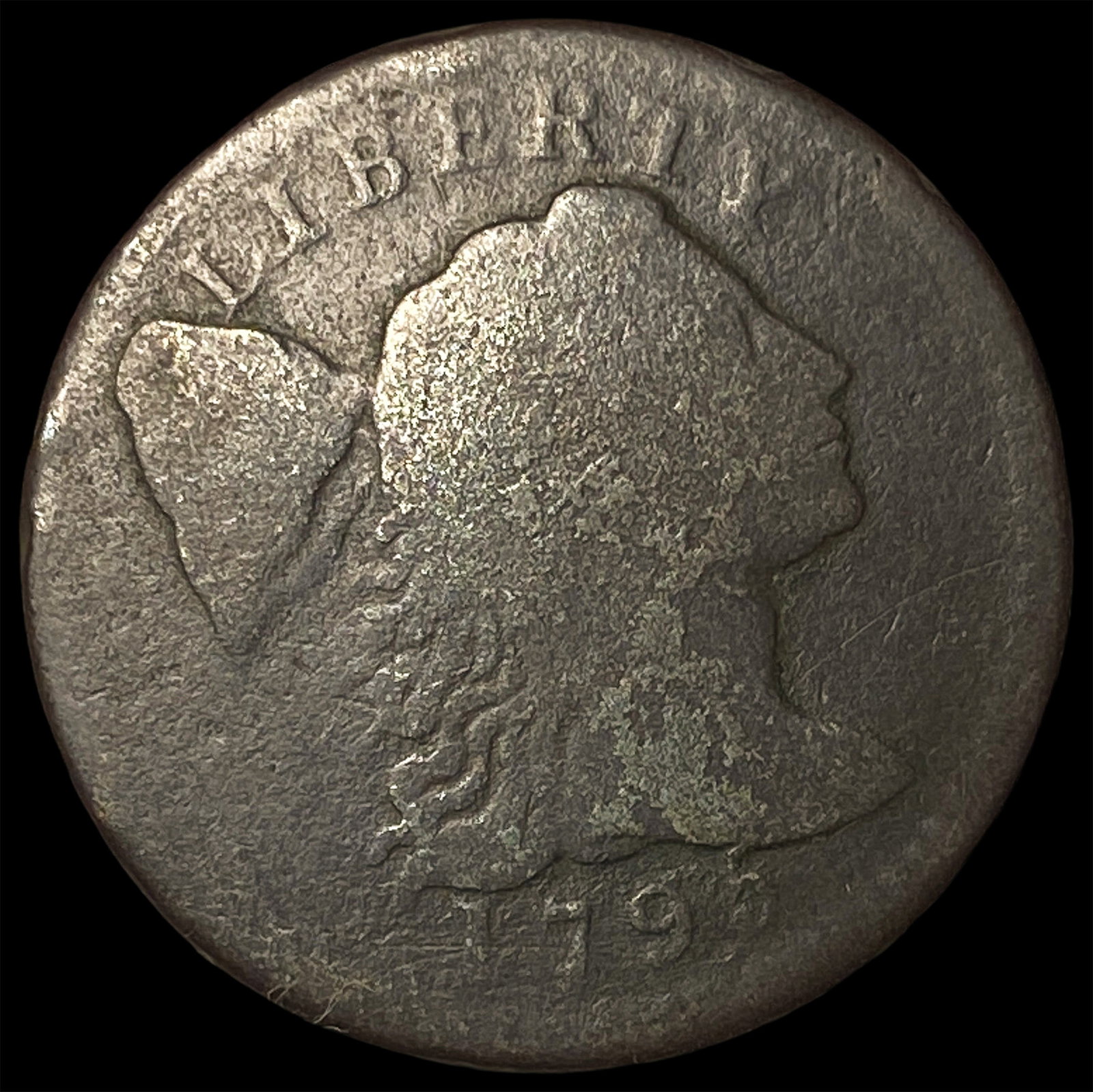 1795 Flowing Hair Large Cent LIGHTLY CIRCULATED (1 of 2)