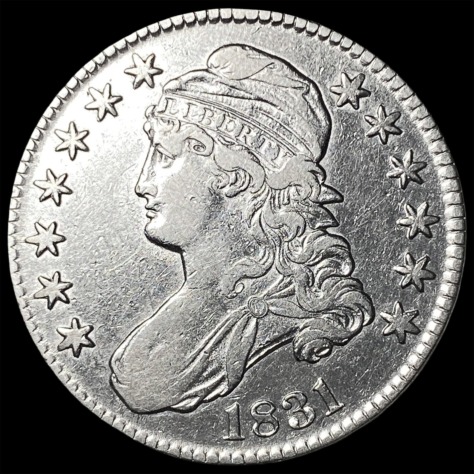 1831 Capped Bust Half Dollar CLOSELY UNCIRCULATED (1 of 2)