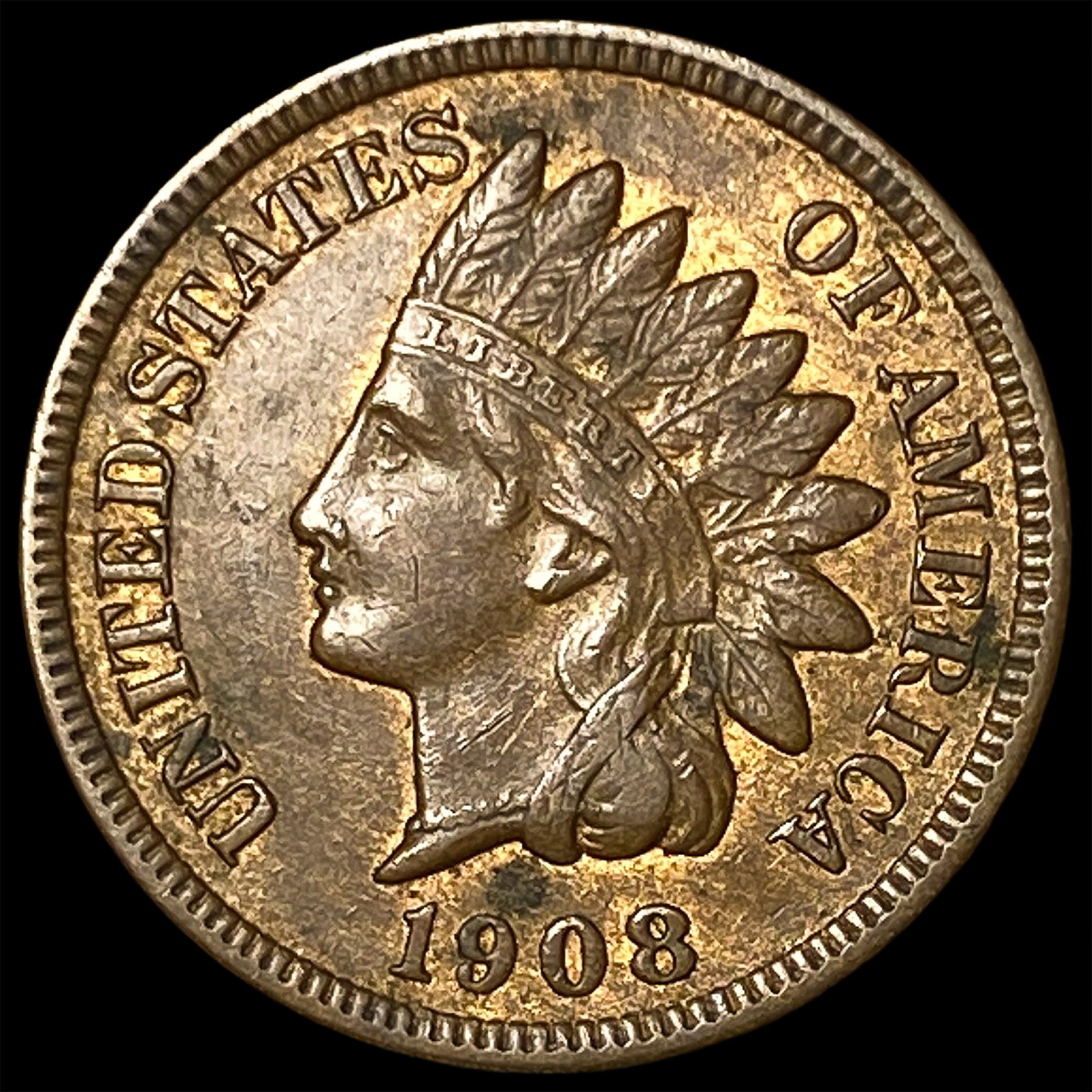1908-S Indian Head Cent UNCIRCULATED: 1908-S Indian Head Cent UNCIRCULATED