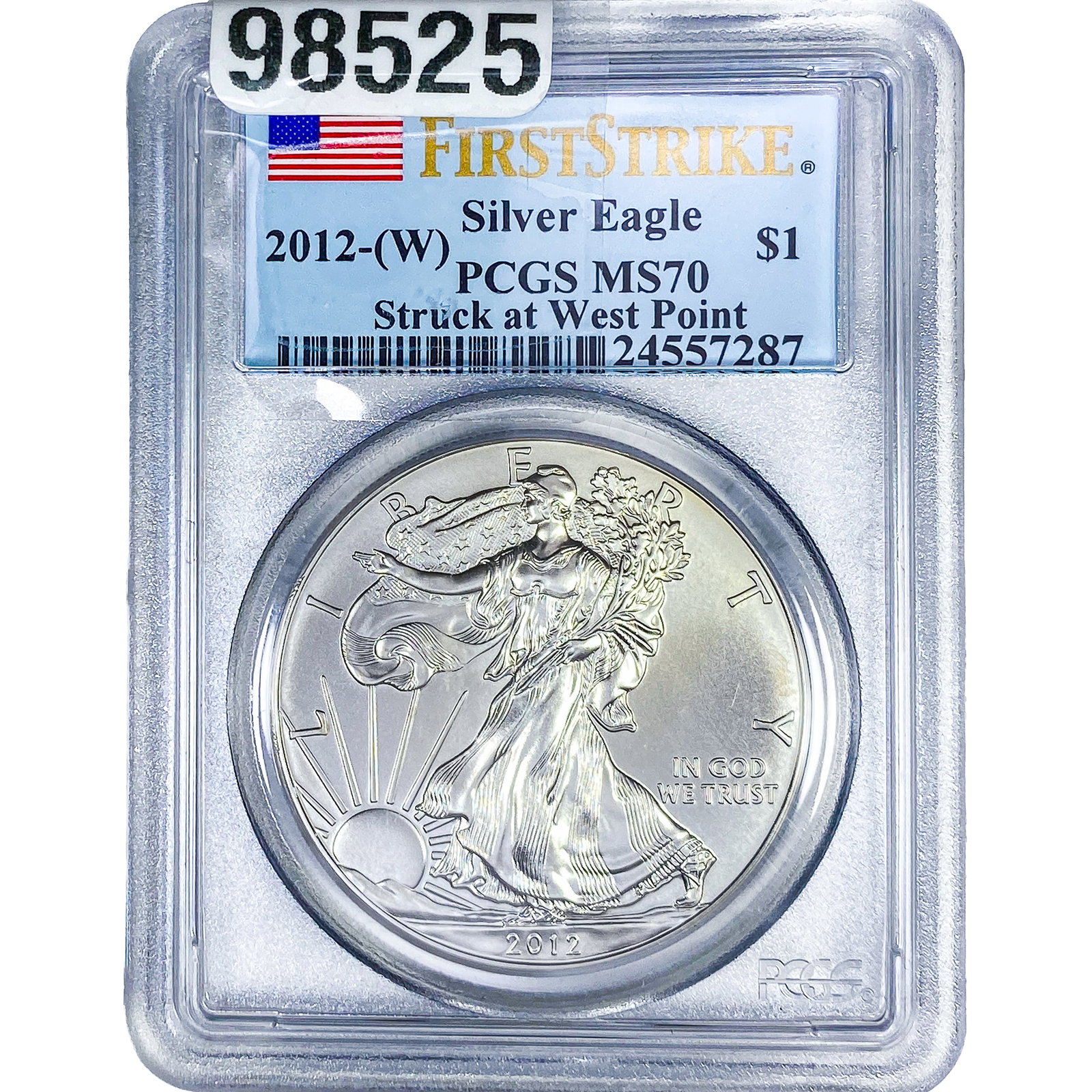 2012 Silver Eagle PCGS MS70 (1 of 2)