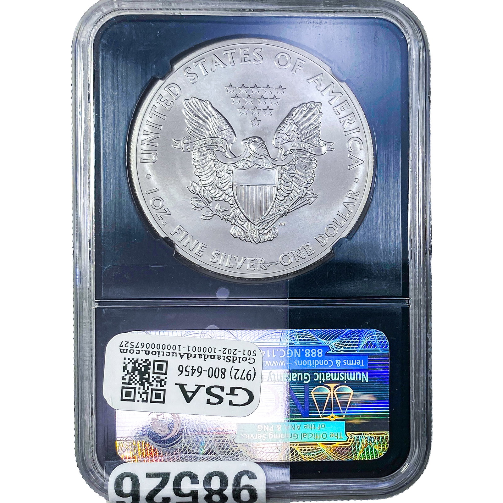 2012-S Silver Eagle NGC MS70 - 2