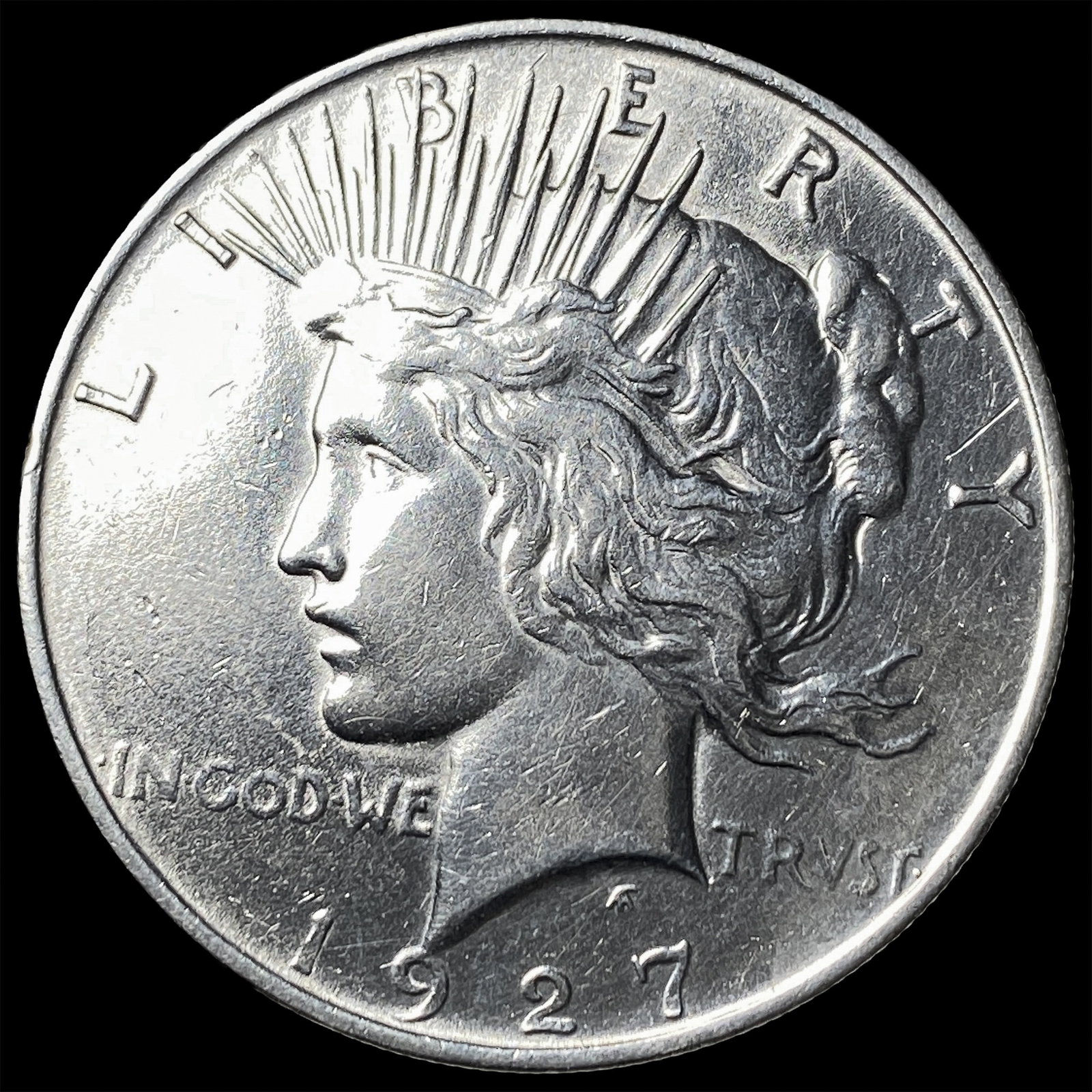 1927-D Peace Silver Dollar UNCIRCULATED: 1927-D Peace Silver Dollar UNCIRCULATED