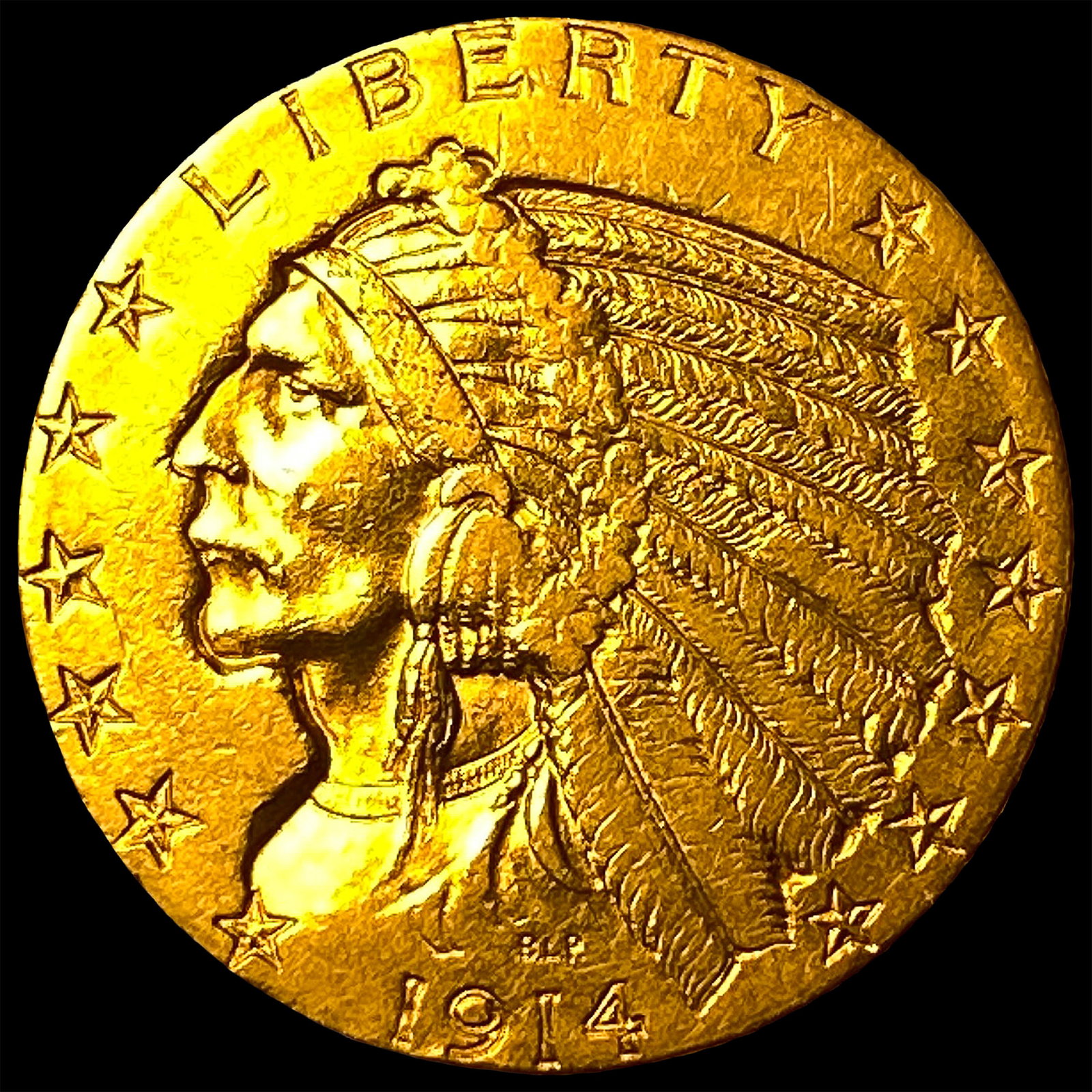 1914 $5 Gold Half Eagle (1 of 2)