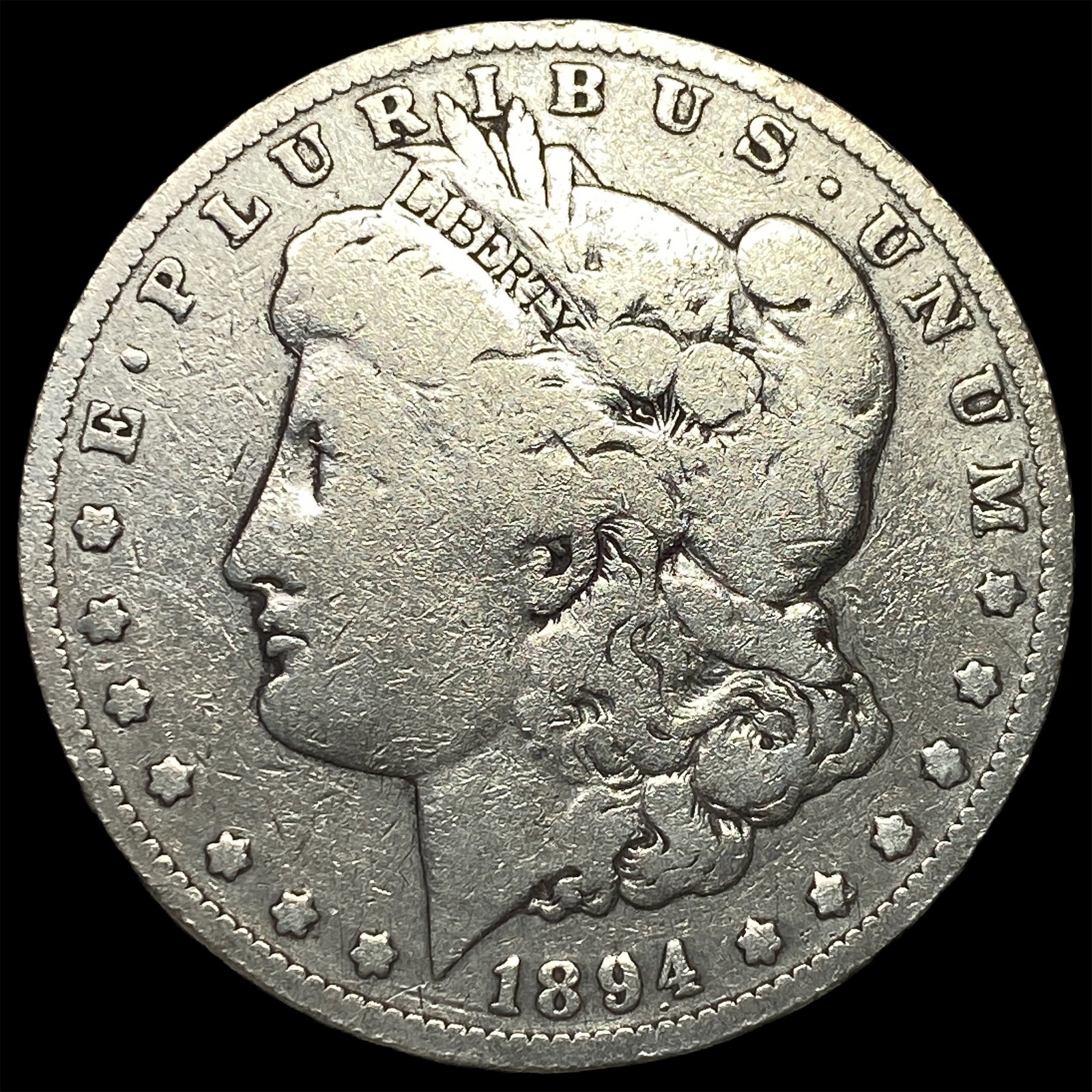 1894-O Silver Morgan Dollar NICELY CIRCULATED: 1894-O Silver Morgan Dollar NICELY CIRCULATED